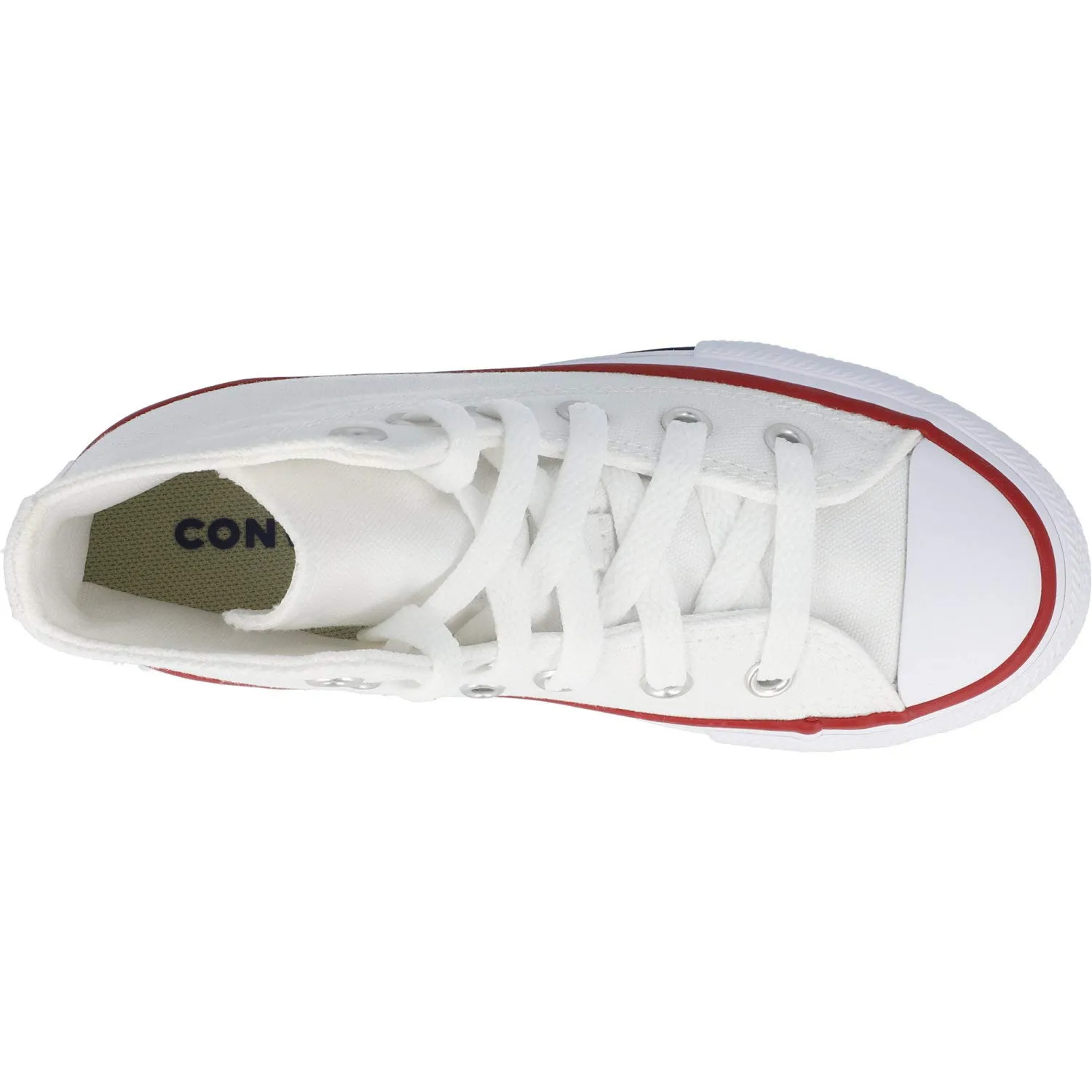 Converse All Star Hi Canvas Sneaker - Blanc Optical, 31.5 EU - immagine 4