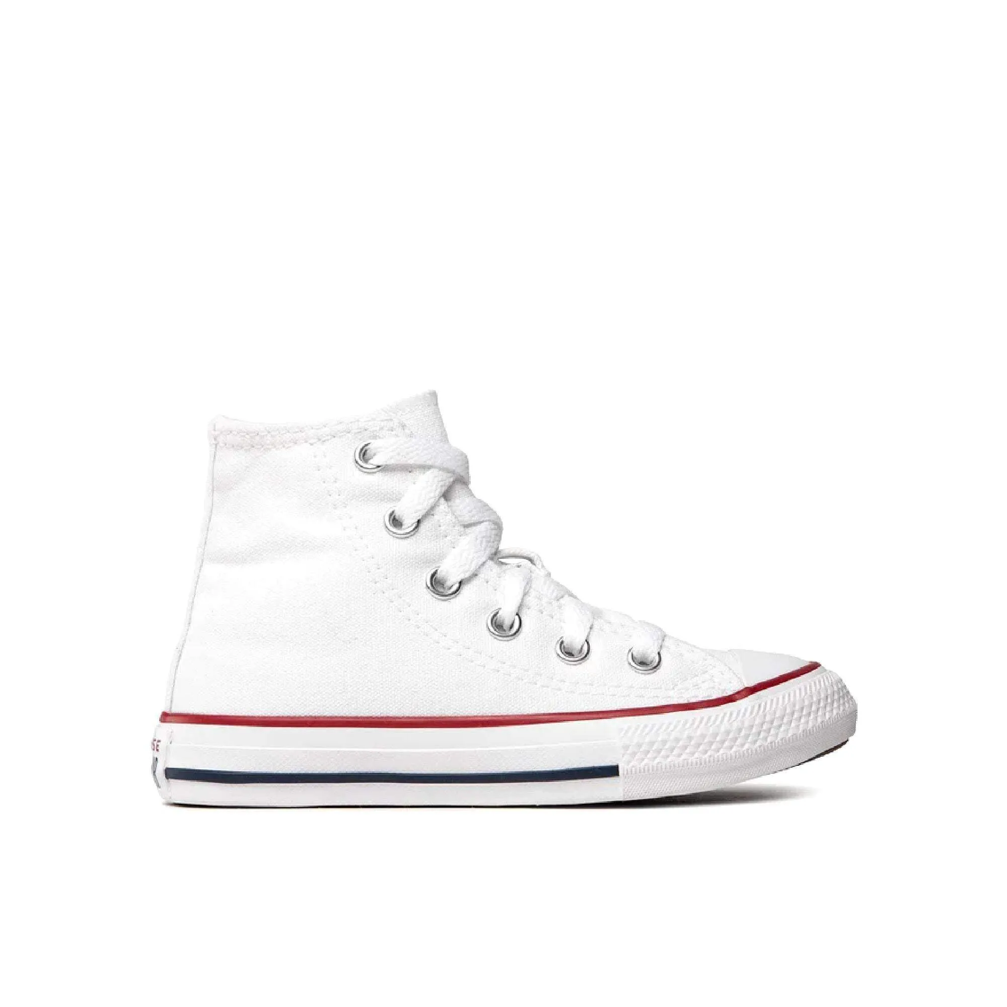 Converse Chuck Taylor All Star 3J253C High Top Unisex Kids Sneaker, White, 27 EU - immagine 3