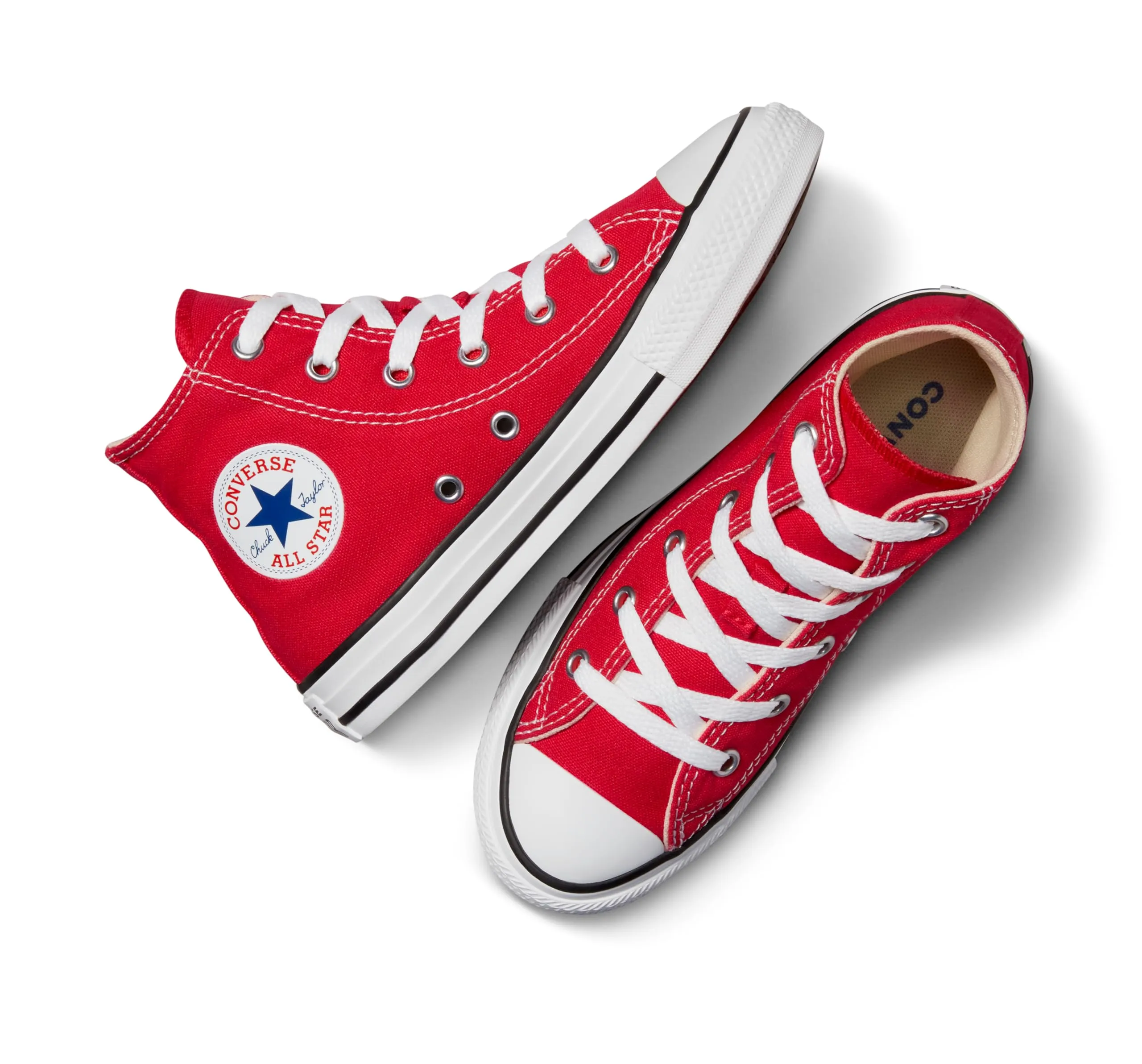 Converse Chuck Taylor All Star Hi Unisex Kids Sneaker, Rosso, 29 EU - immagine 4