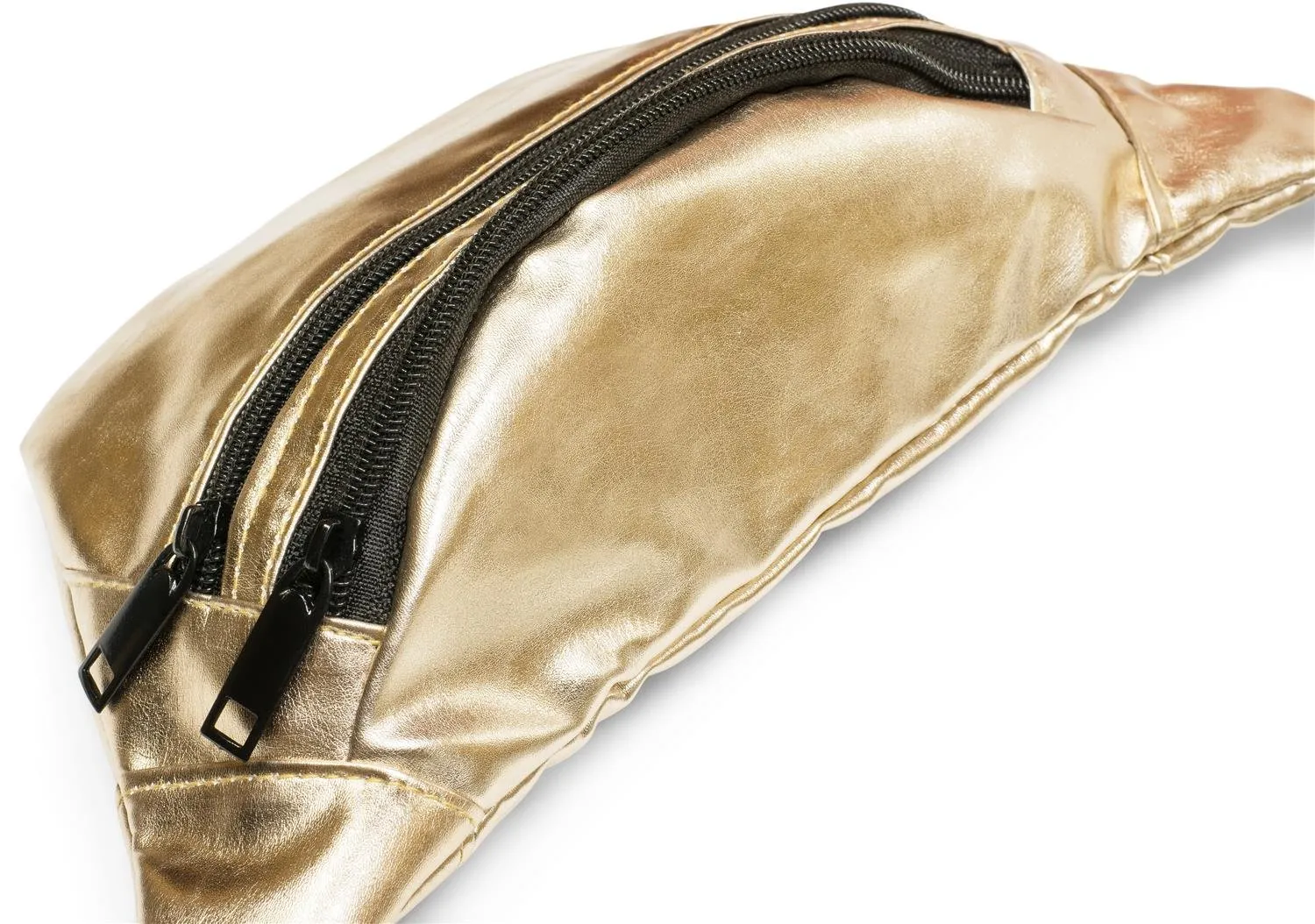 styleBREAKER Marsupio donna metallizzato, Oro, 21x16 cm - immagine 6