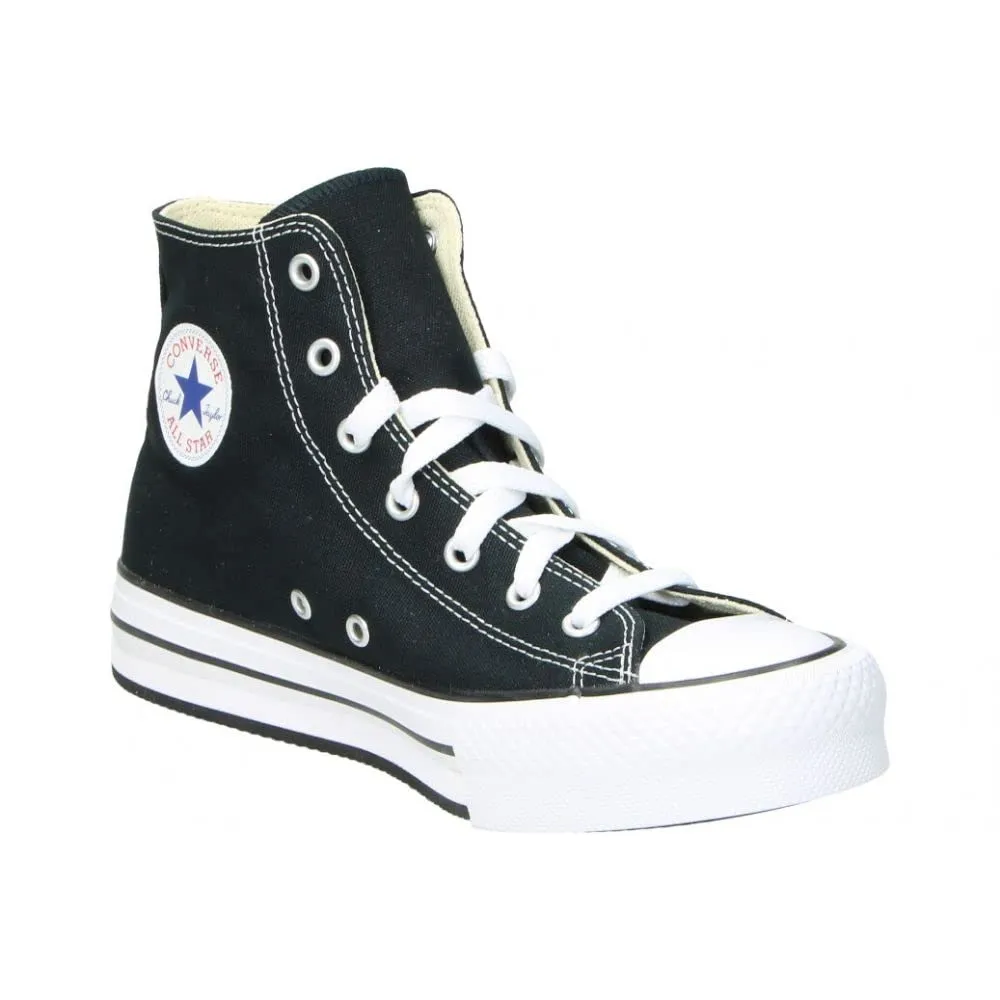 Converse Chuck Taylor All Star Eva Lift Canvas Platform Uomo 272855C, Black/White/Black, EU 20 - immagine 2