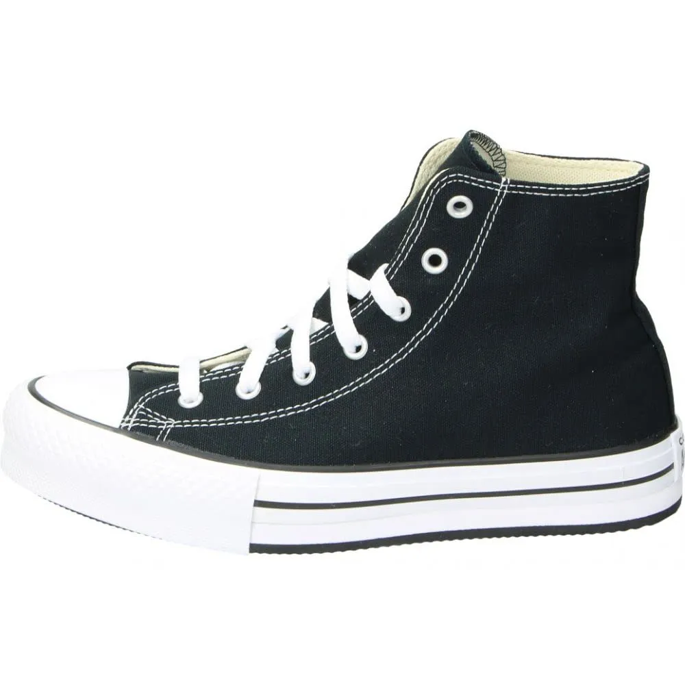 Converse Chuck Taylor All Star Eva Lift Canvas Platform Uomo 272855C, Black/White/Black, EU 20 - immagine 4