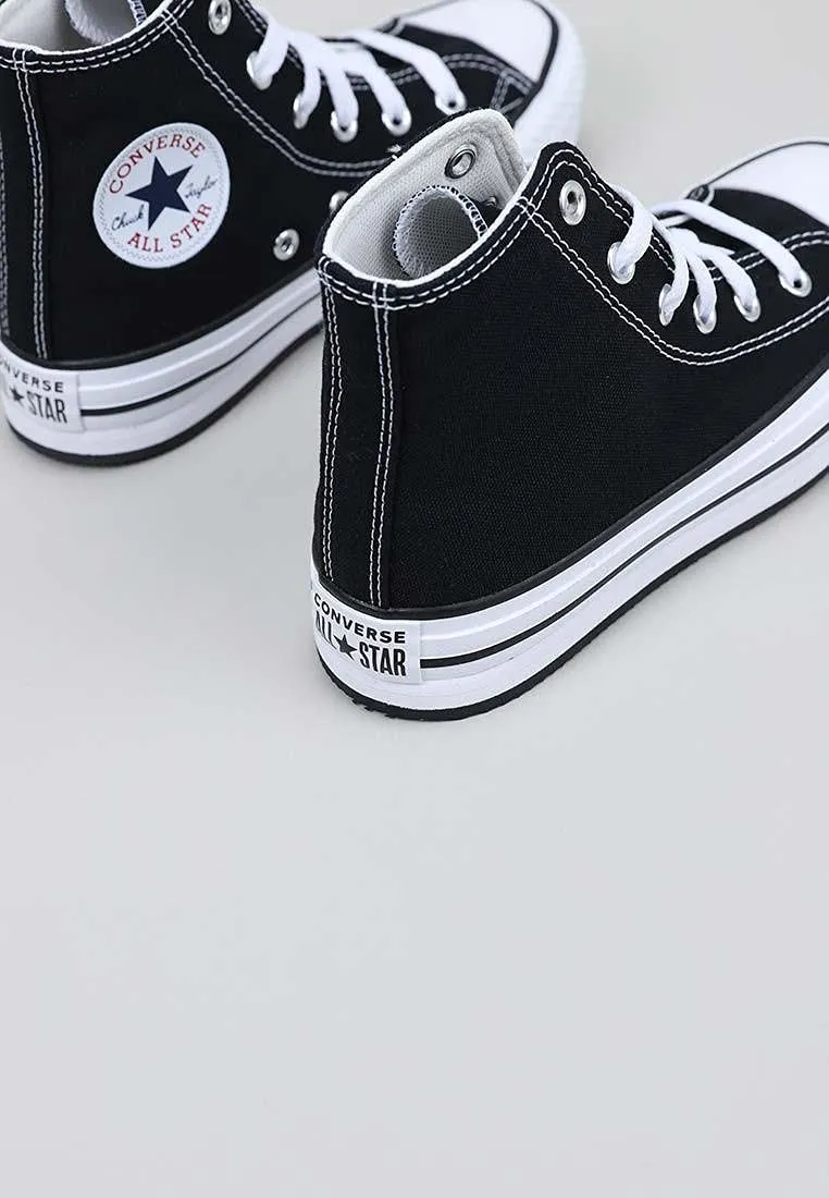 Converse Chuck Taylor All Star Eva Lift Canvas Platform Uomo 272855C, Black/White/Black, EU 20 - immagine 6