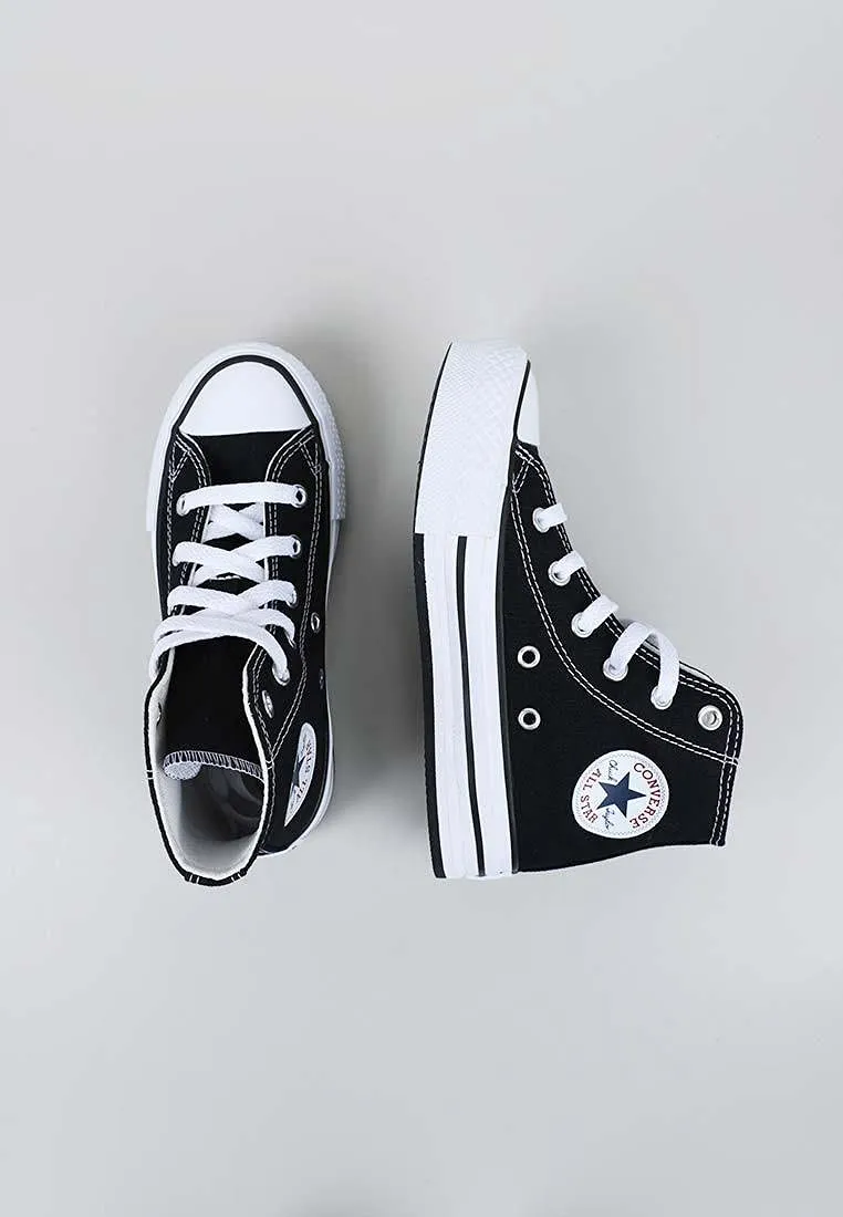 Converse Chuck Taylor All Star Eva Lift Canvas Platform Uomo 272855C, Black/White/Black, EU 20 - immagine 7