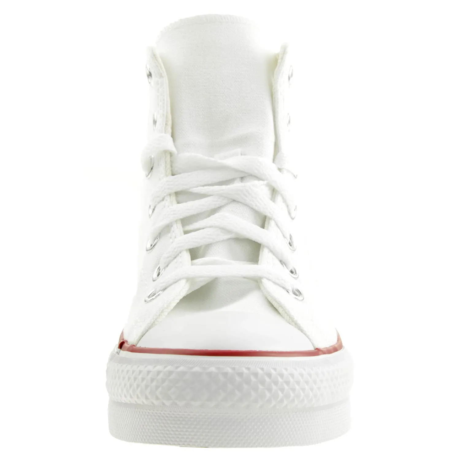 Converse Chuck Taylor All Star Eva Lift Unisex Kids' Sneakers - White/Granate/Midnight Navy, 30 EU - immagine 3