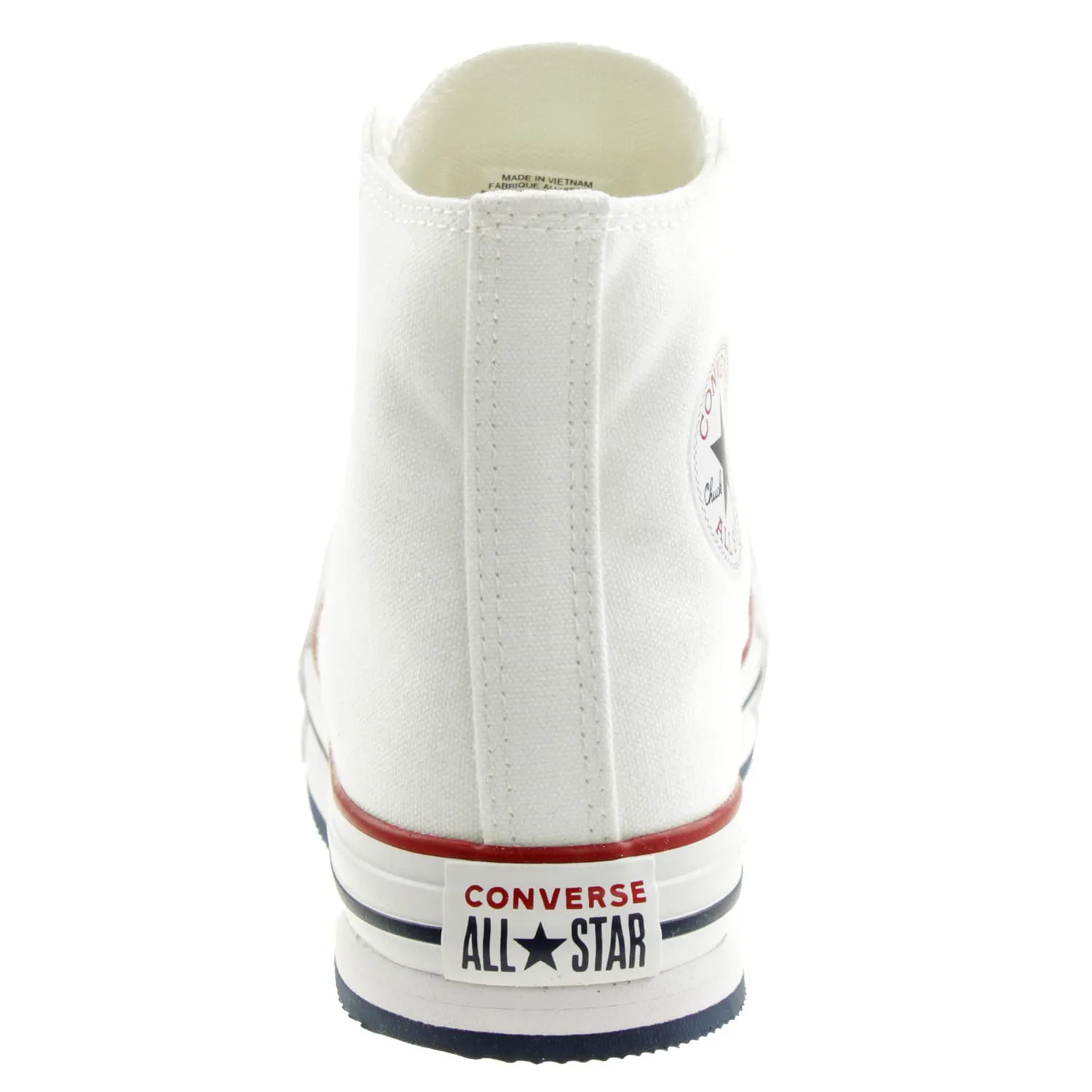 Converse Chuck Taylor All Star Eva Lift Unisex Kids' Sneakers - White/Granite/Midnight Navy, 31 EU - immagine 5