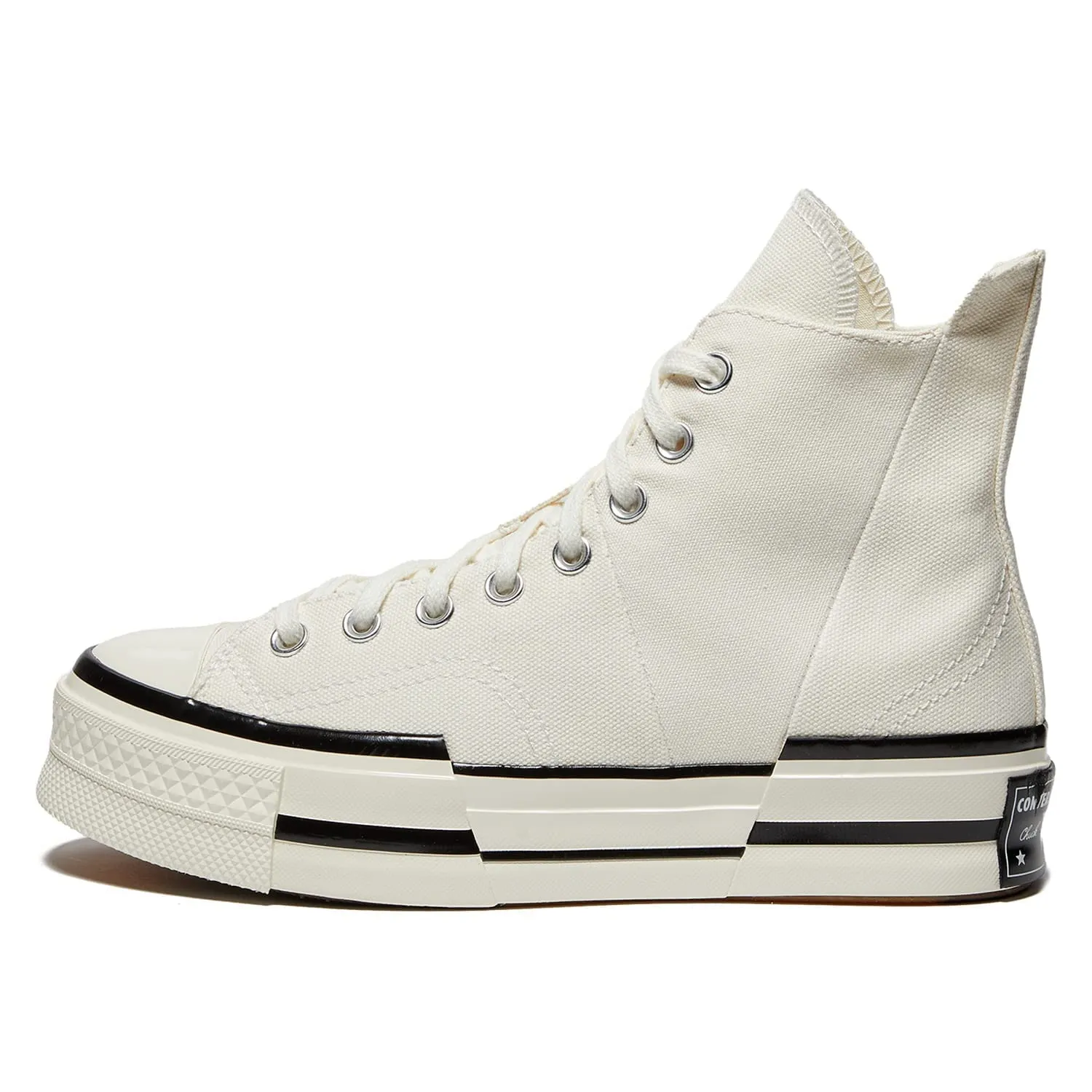 Converse Chuck 70 Plus Hi A00915C - Egret/Black/Egret - immagine 1