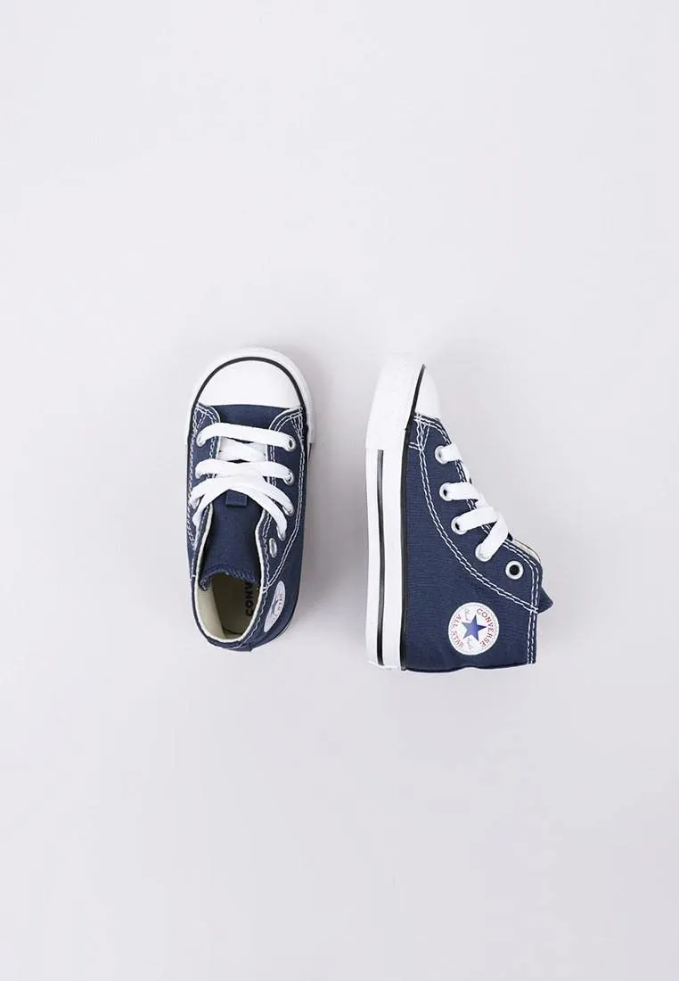 Converse Chuck Taylor All Star High Pantofole Unisex per Bambini, Blu Marino, 21 EU - immagine 6