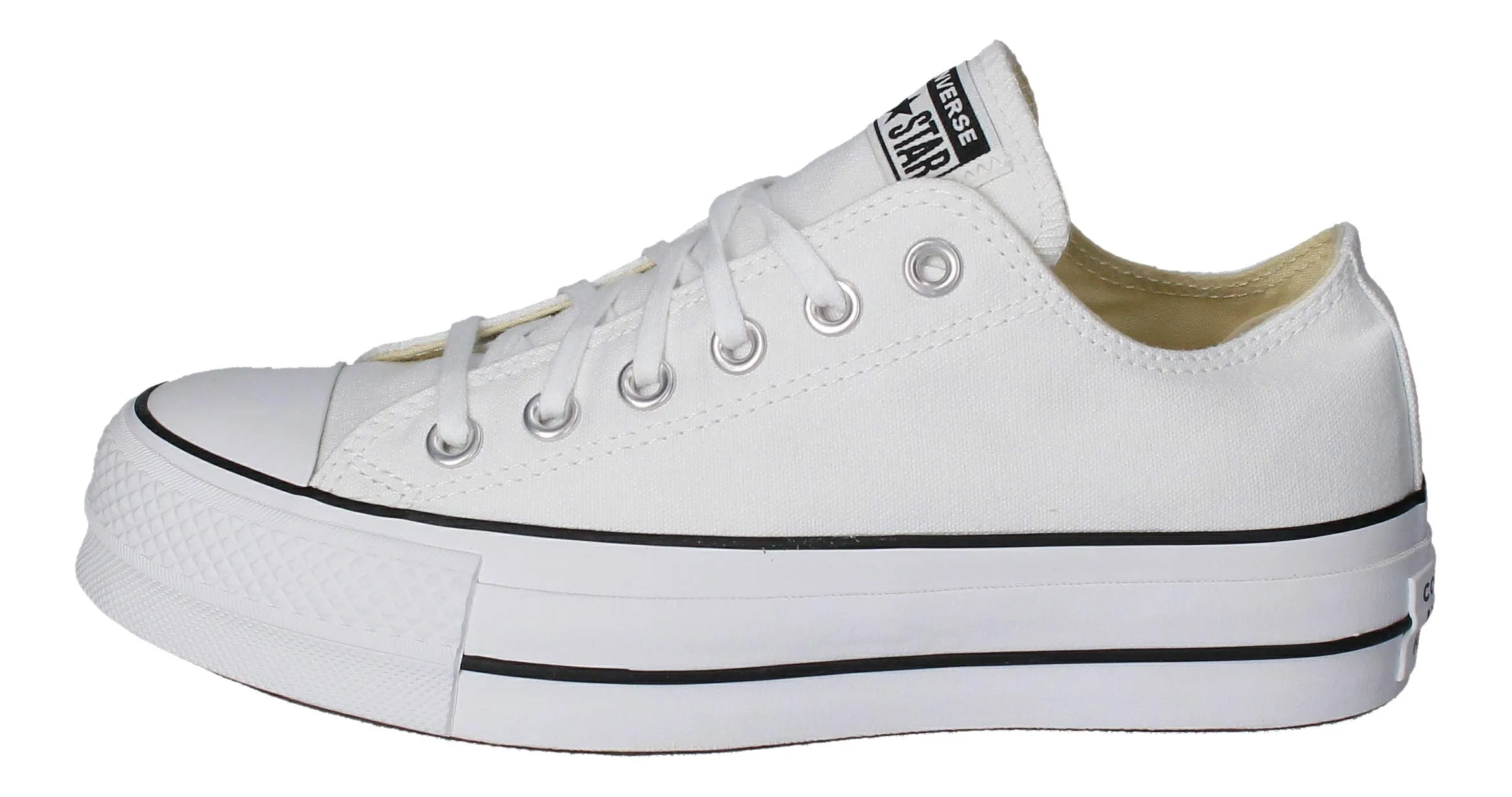 Converse Mandrini 1X228 CT AS Slip Antracite Arancione Grigio Canvas Lift Bianco Nero Bianco - immagine 3