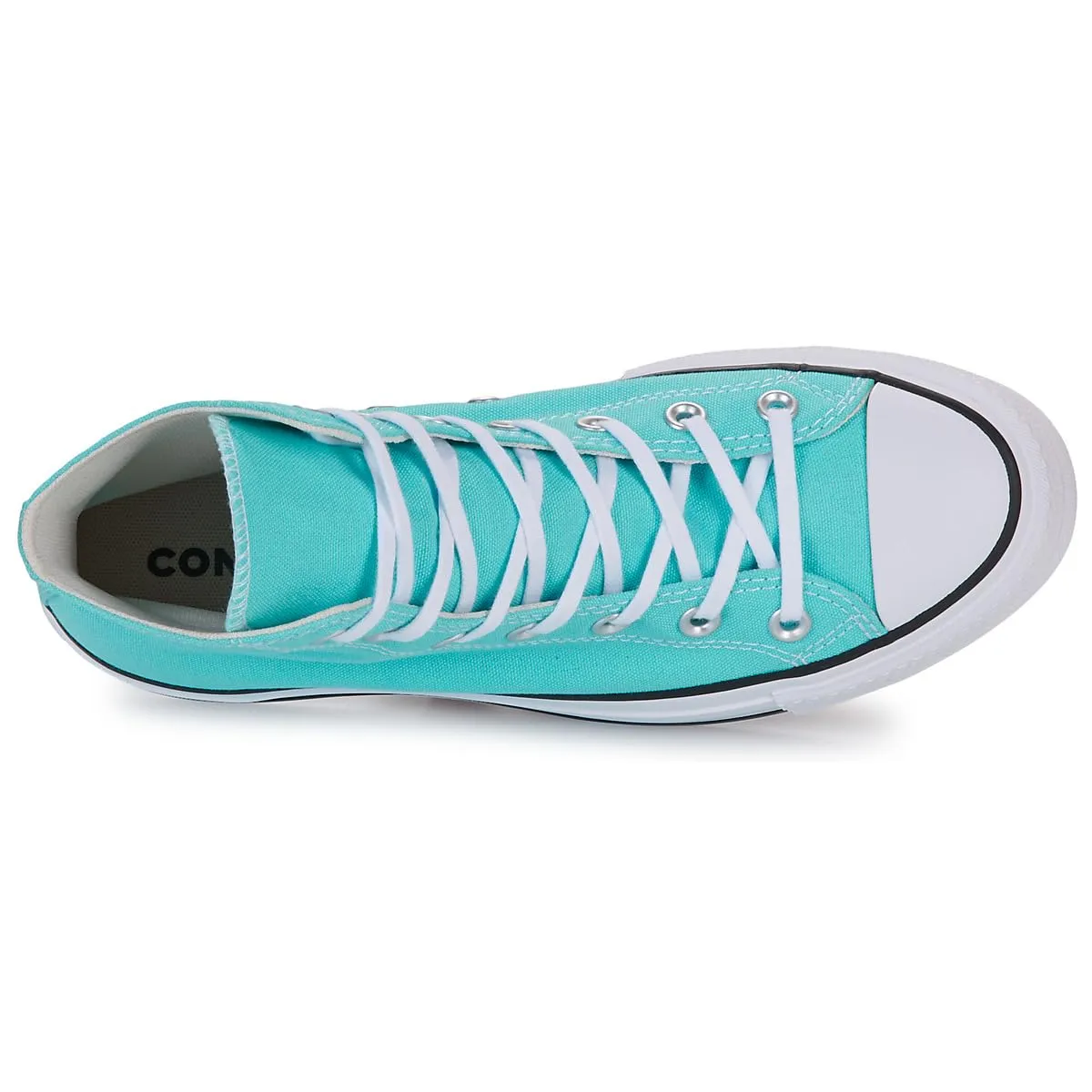 Converse Chuck Taylor All Star Lift PLA Women's Canvas Sneakers, Cielo Blu, 39 EU - immagine 7