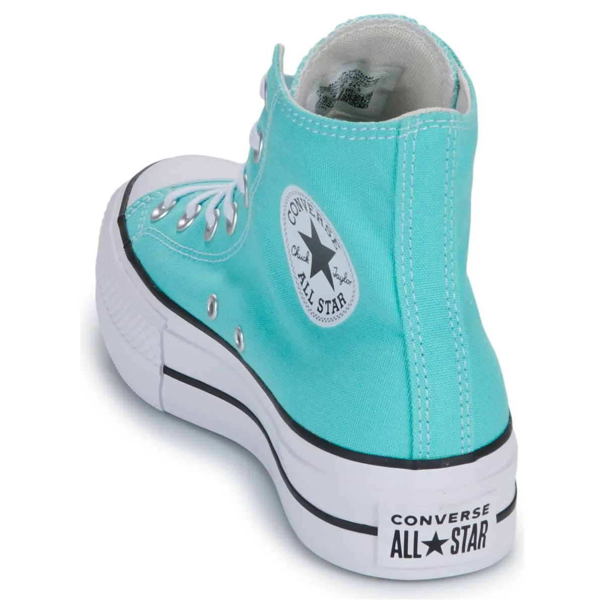 Converse Chuck Taylor All Star Lift PLA Sneaker da Donna in Tessuto, Cielo Blu, 38 EU - immagine 6