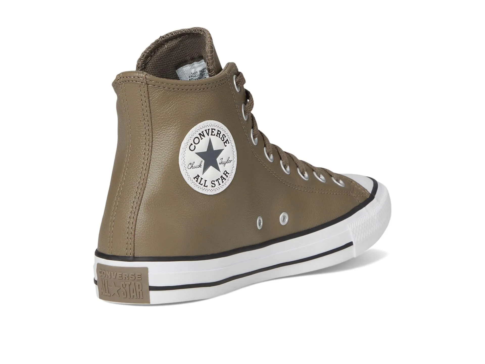 Converse Chuck Taylor All Star Sneaker in pelle, Tortora Classico Dark Matter, A09482C - immagine 5