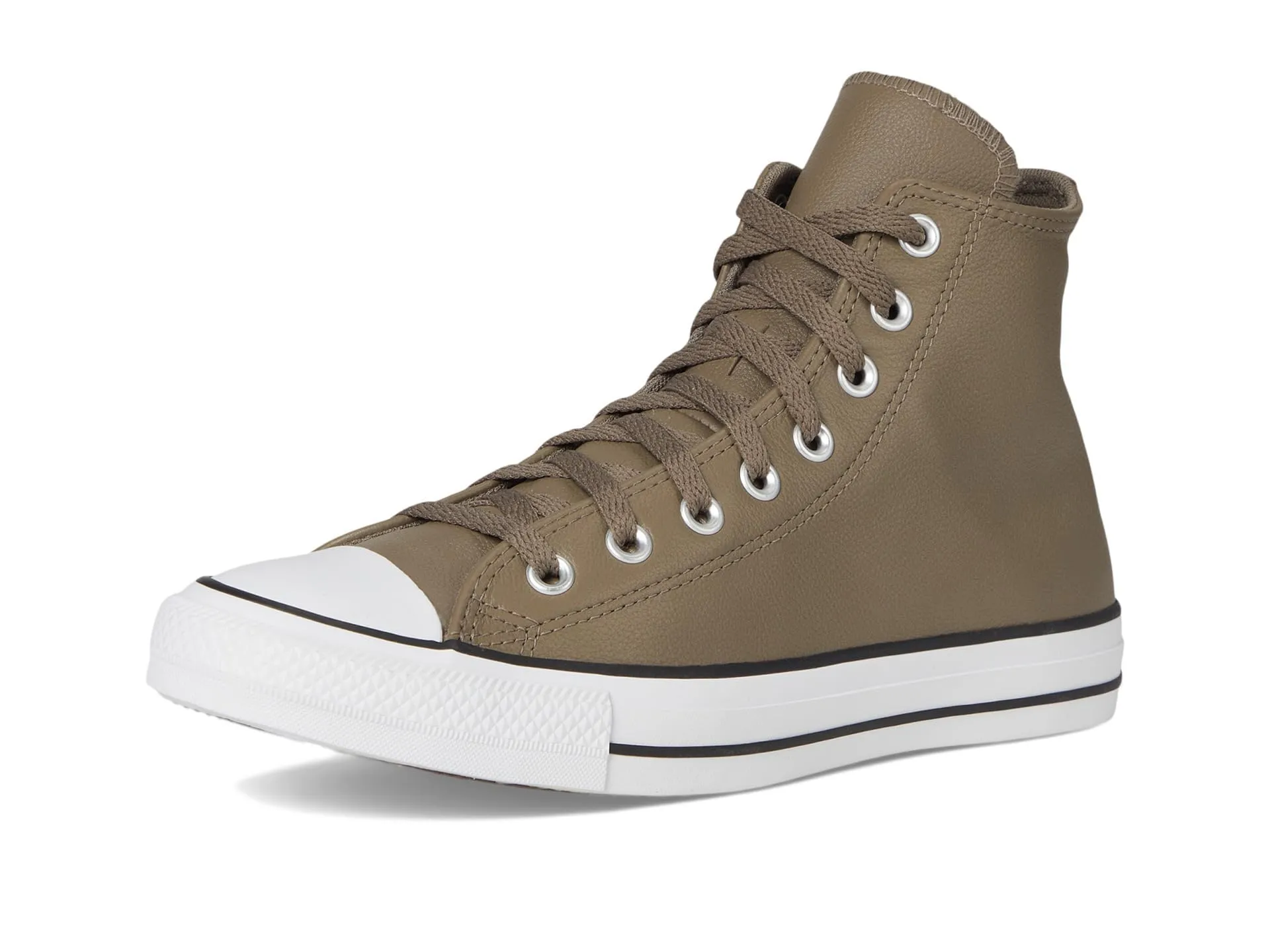 Converse Chuck Taylor All Star Sneaker in pelle, Tortora Classico Dark Matter, A09482C - immagine 7