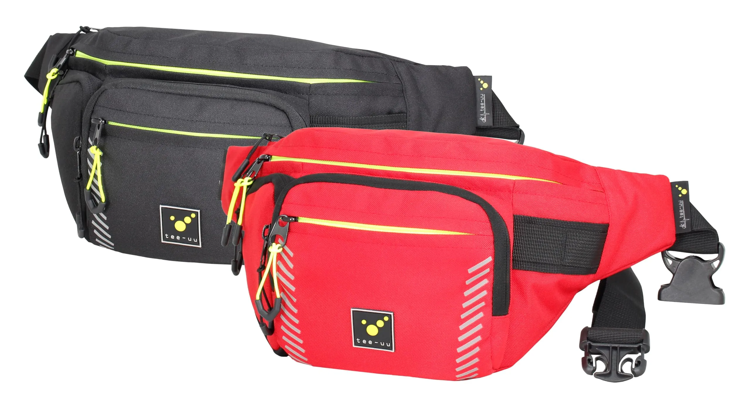 tee-uu FIGO PRO Marsupio, Rosso e Nero - immagine 7