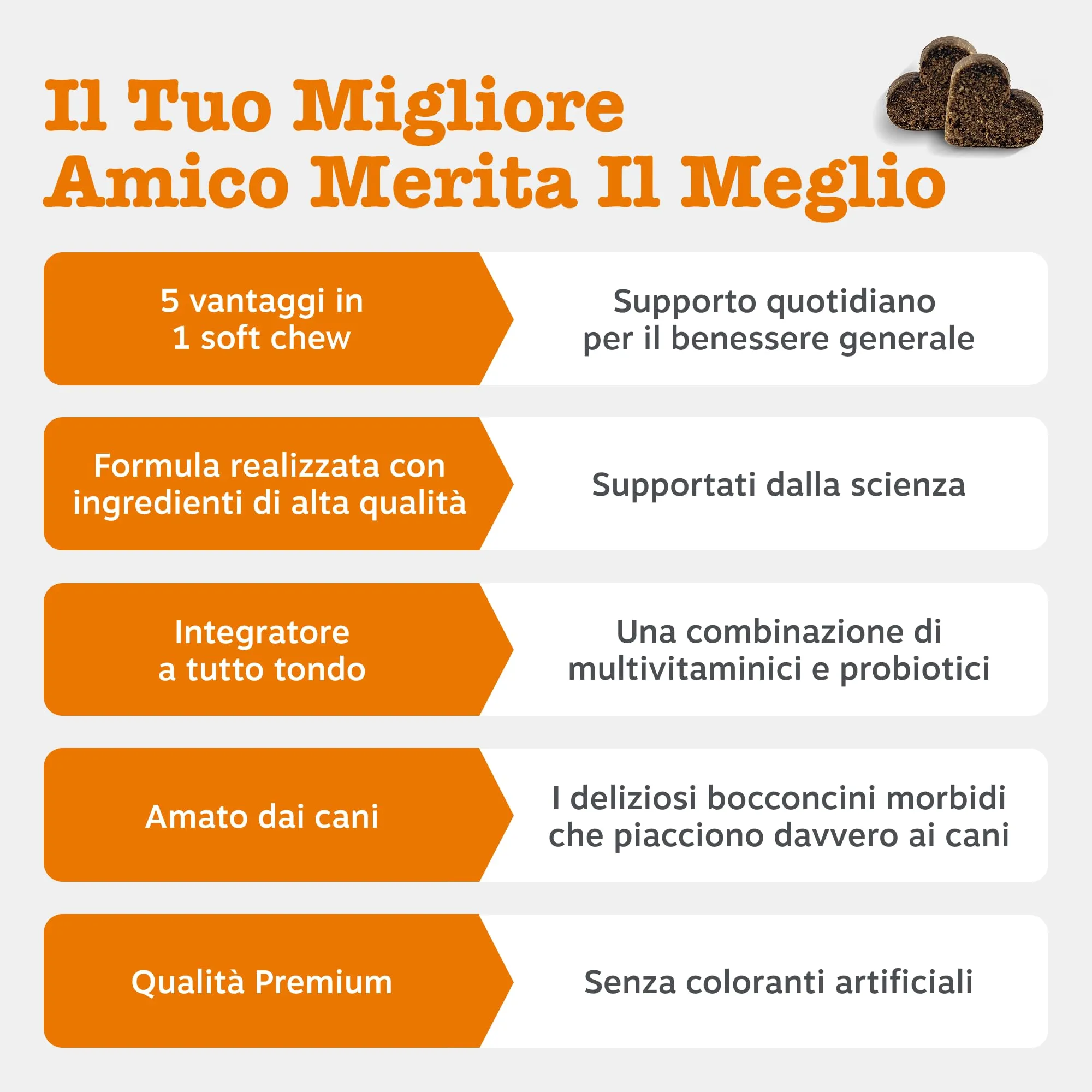 Zesty Paws Multivitaminico 5-in-1 per Cani, 90 Bocconcini - immagine 2