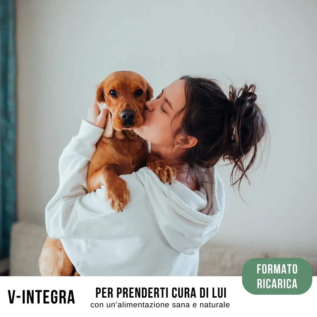 V-INTEGRA Cane Anziano, Integratore Multivitaminico per Dieta Casalinga e BARF, 1kg Eco Ricarica - immagine 7