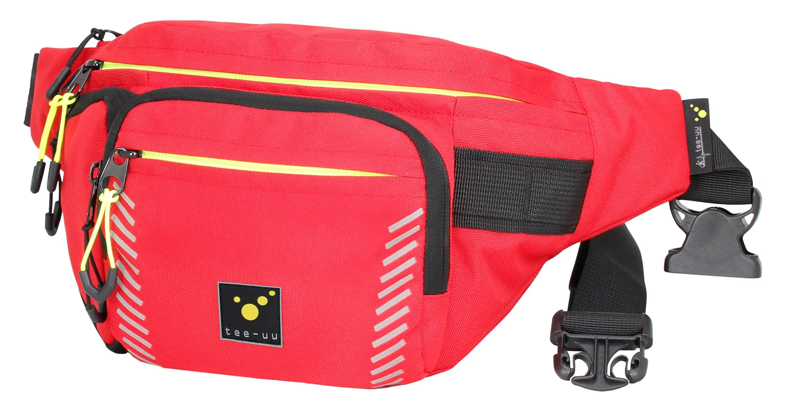 tee-uu FIGO PRO Marsupio, Rosso e Nero - immagine 1