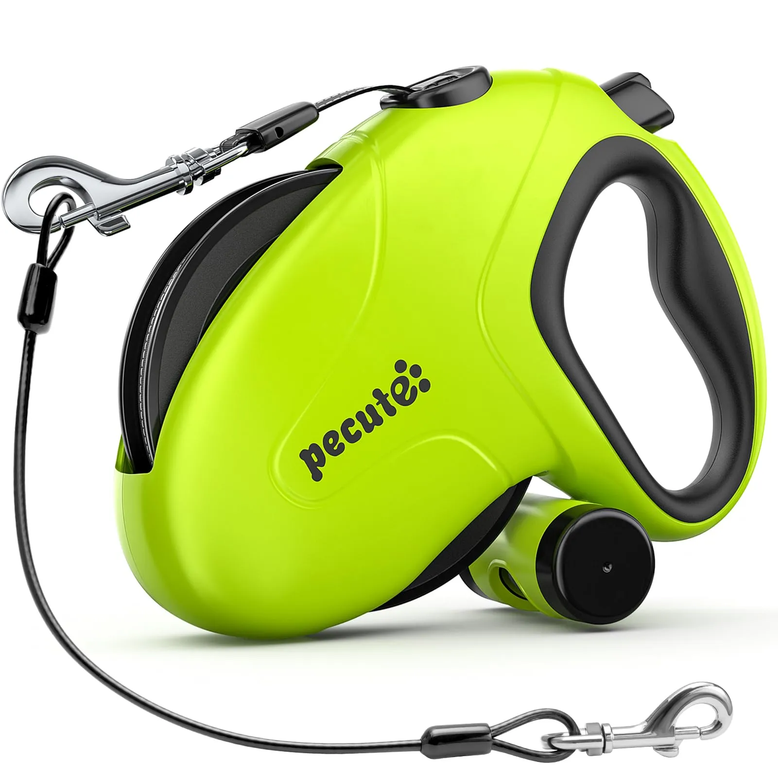 Pecute Guinzaglio Retrattile per Cani 10M fino a 50 Kg, Antigroviglio a 360°, Resistente alla Masticazione - immagine 1