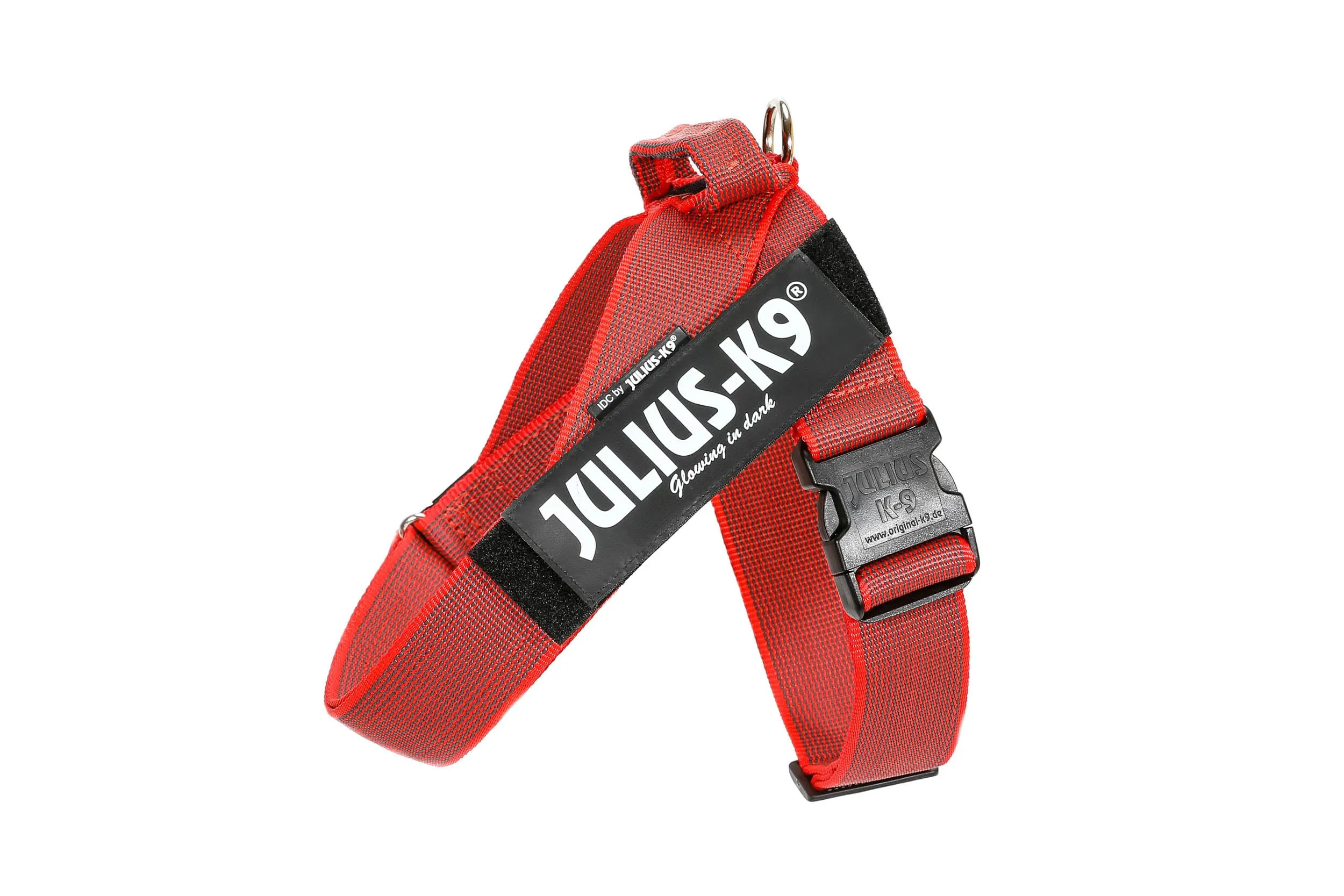 Julius-K9 Pettorina a Fascia IDC, Taglia 1, Rosso/Grigio - immagine 1