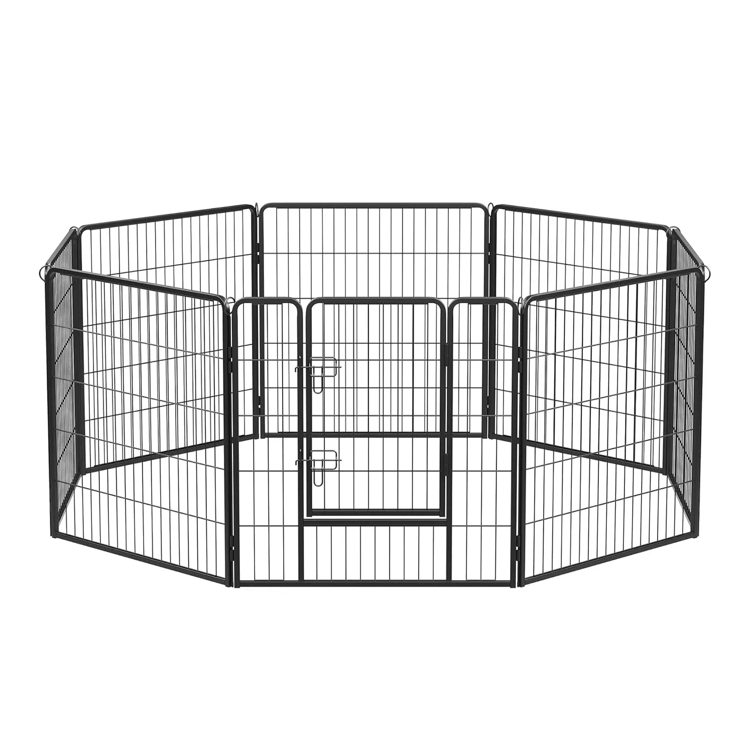 AQPET Recinto Modulare 80x80 cm per Cani, Gatti, Conigli e Roditori, 8 Pannelli per Interno ed Esterno - immagine 2