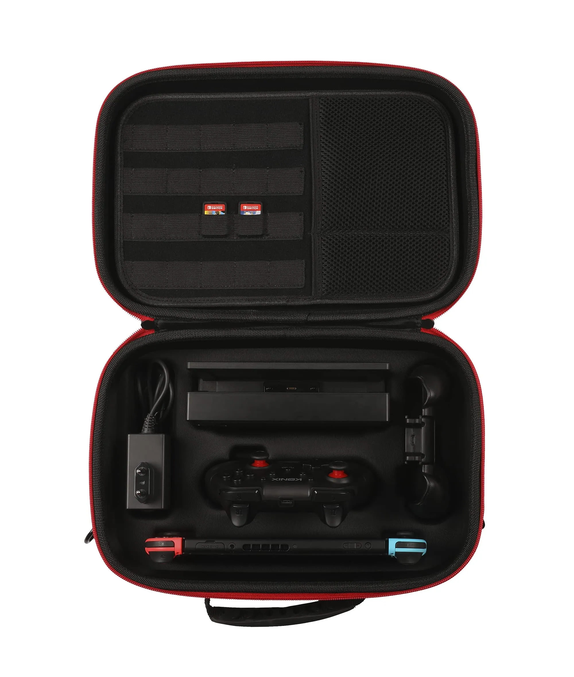 Konix Mythics Custodia per Nintendo Switch, Switch Lite e Switch OLED - Nero - immagine 6