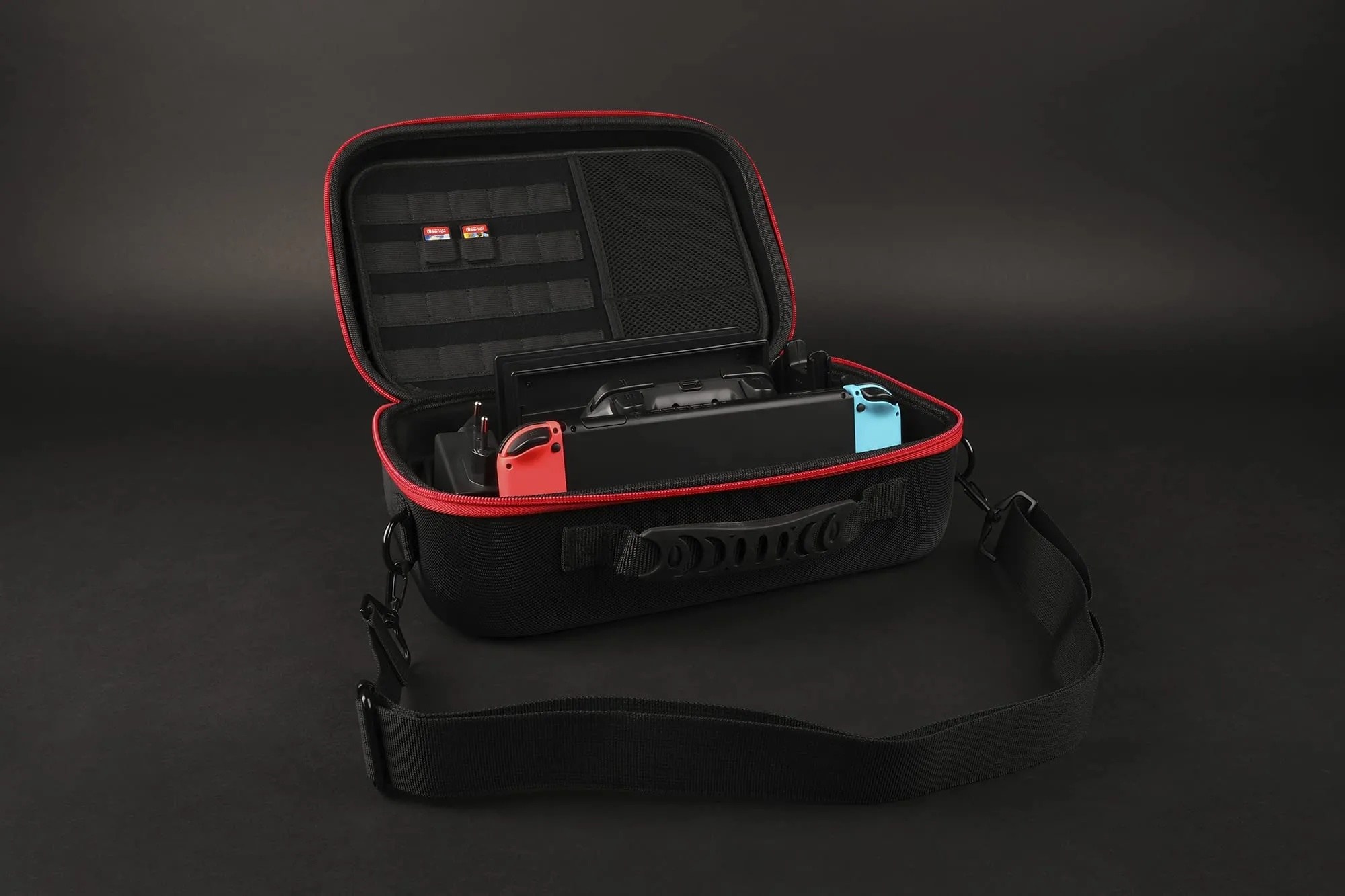 Konix Mythics Custodia per Nintendo Switch, Switch Lite e Switch OLED - Nero - immagine 13