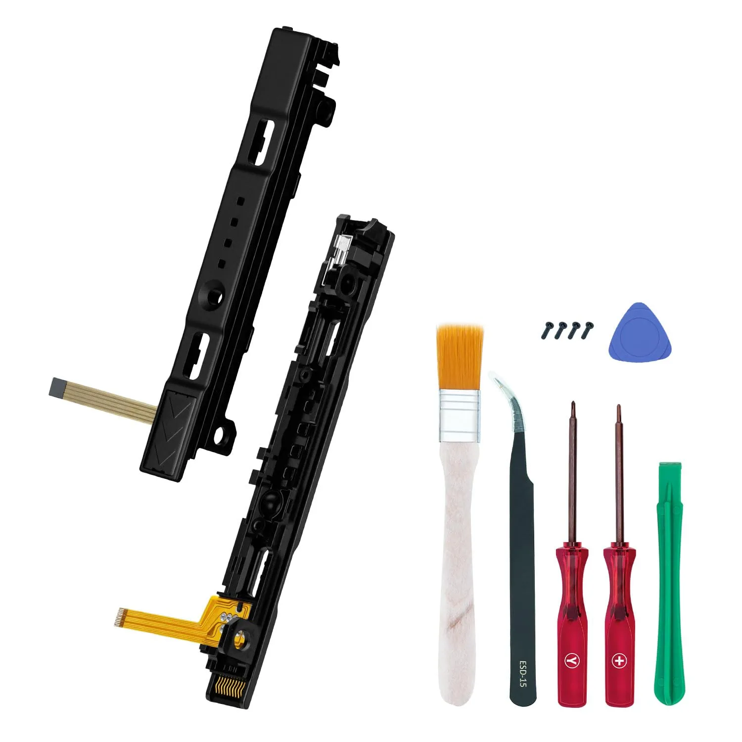 Wigearss Guide di Scorrimento Binario L/R Slider di Ricambio per Nintendo Switch e Switch OLED Joy-Con Controller - immagine 1