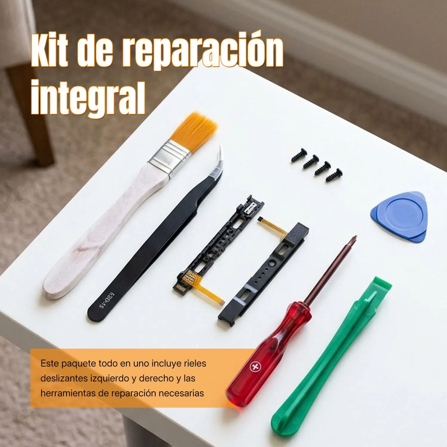 Wigearss Guide di Scorrimento Binario L/R Slider di Ricambio per Nintendo Switch e Switch OLED Joy-Con Controller - immagine 5