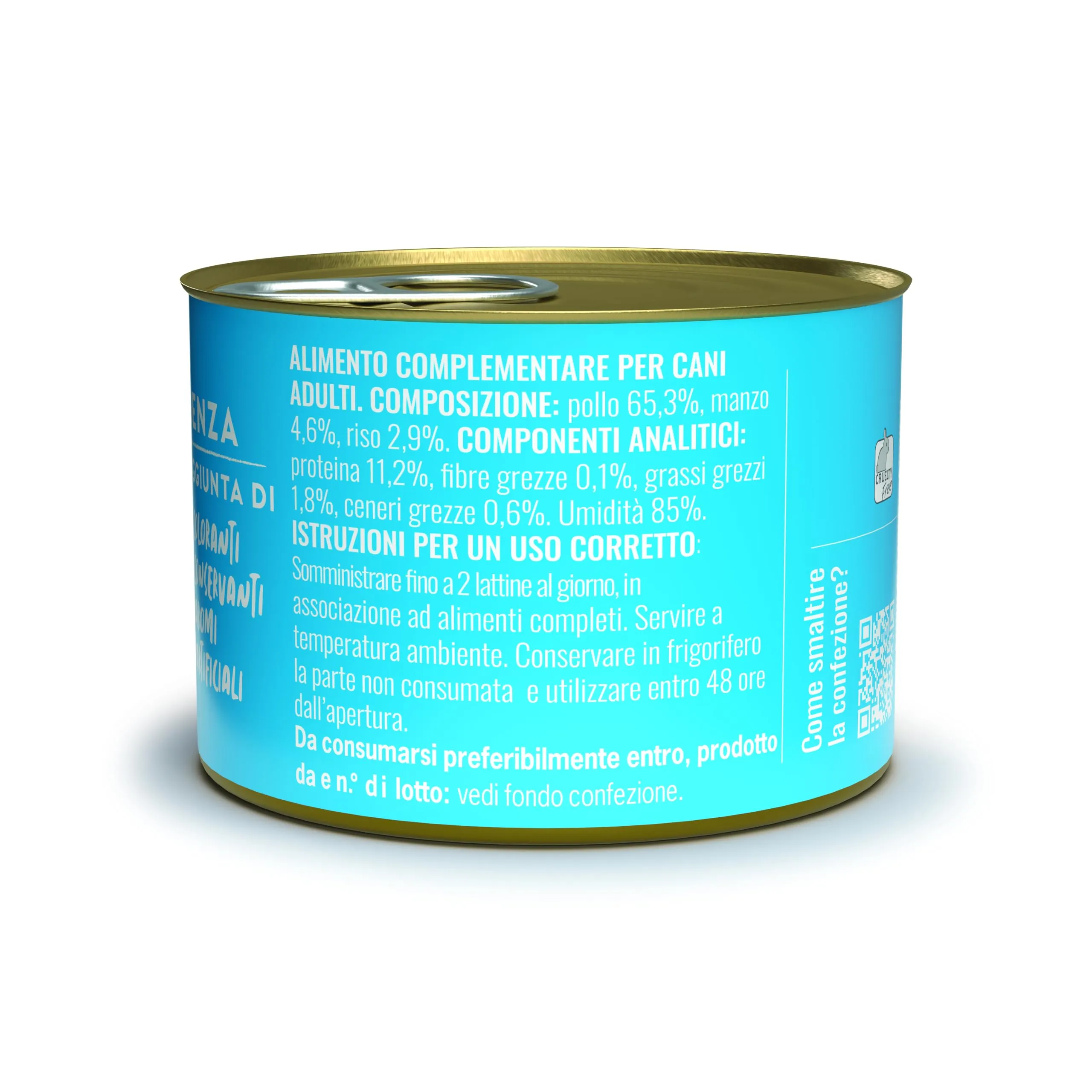 ADoC Dog Cibo Umido per Cani Mix 4 - Tonnetto, Pollo, Anatra e Manzo - 24 x 170g - immagine 3