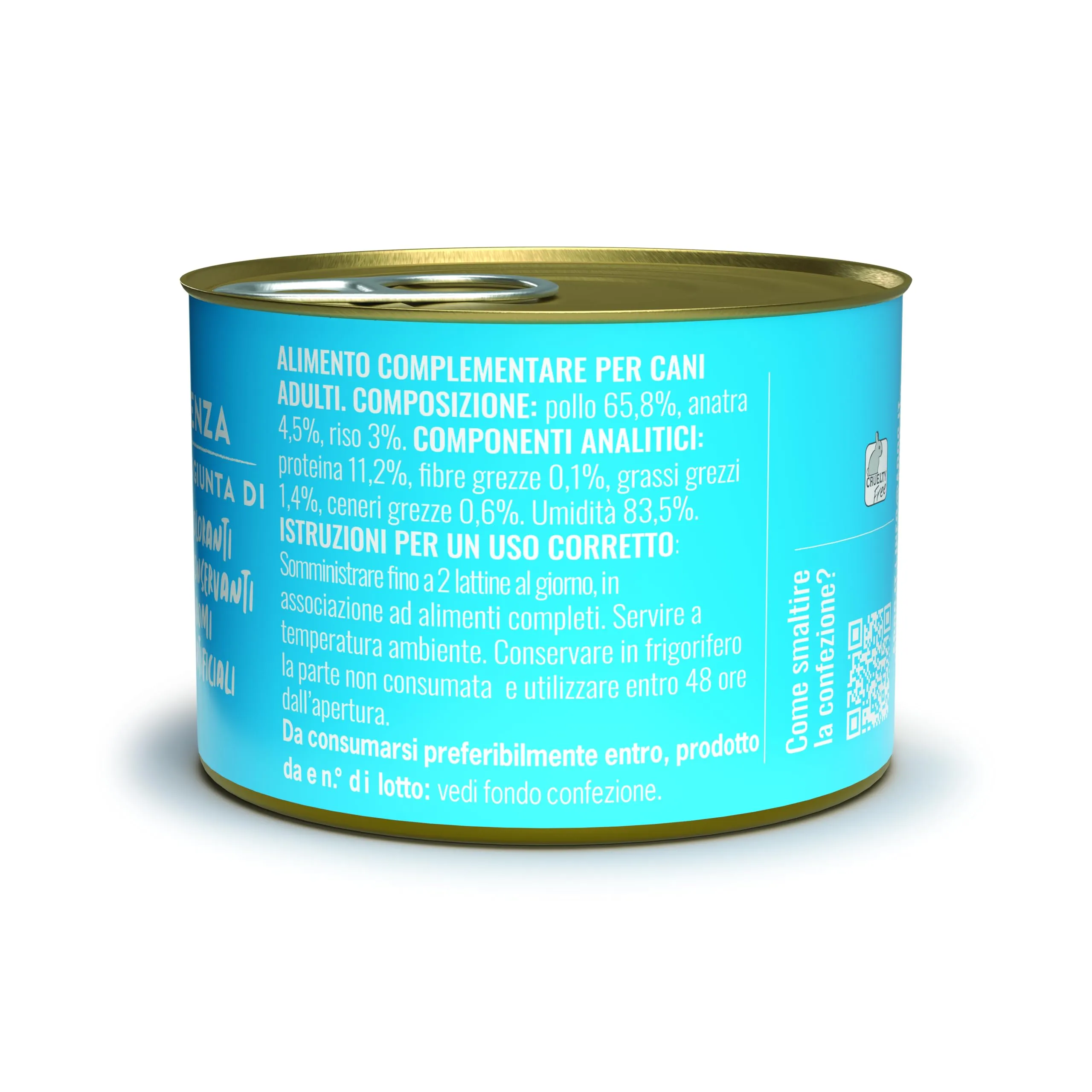 ADoC Dog Cibo Umido per Cani Mix 4 - Tonnetto, Pollo, Anatra e Manzo - 24 x 170g - immagine 4