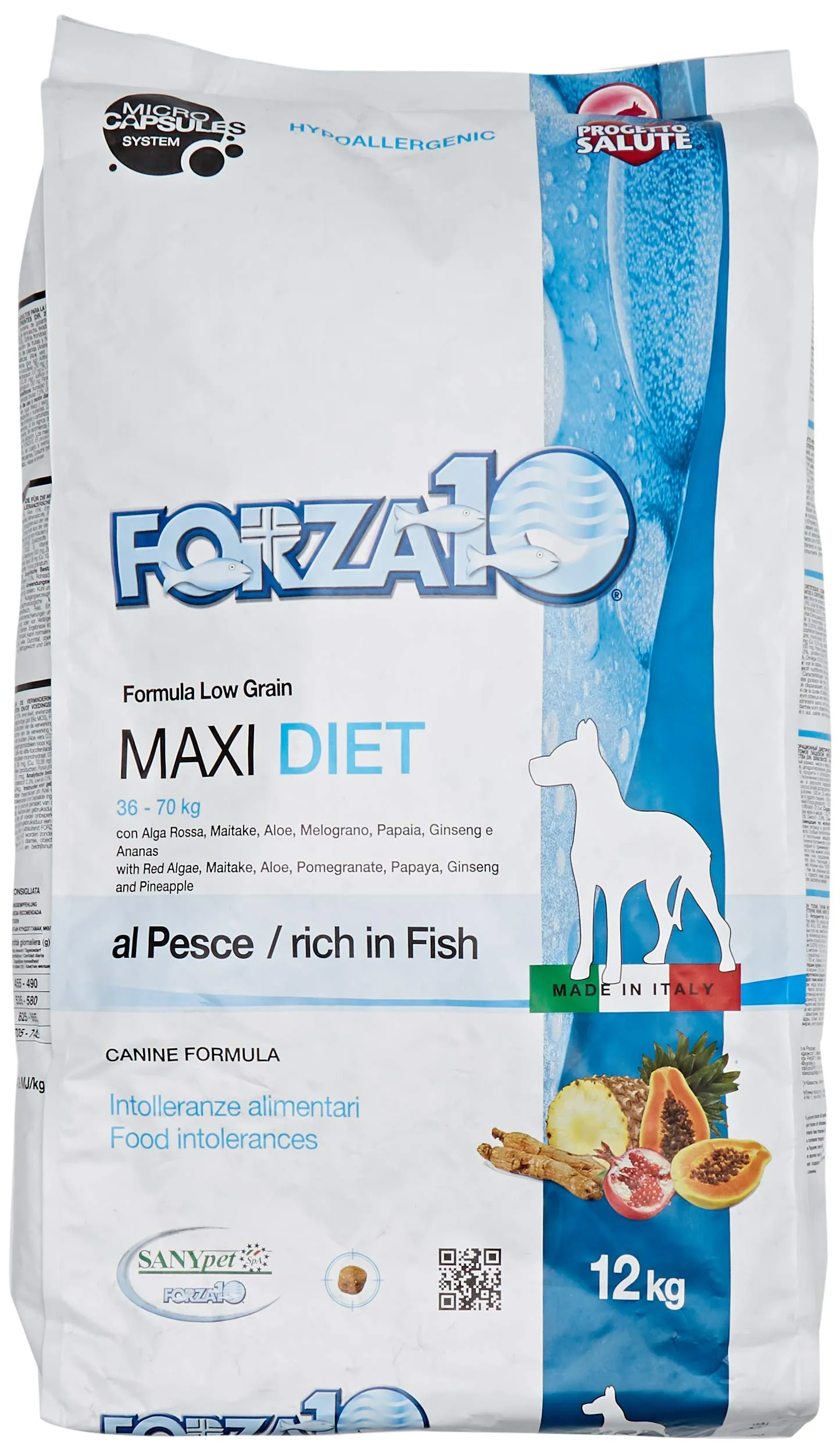 Forza10 Maxi Diet Canine Formula, Pesce, 12 kg - immagine 1