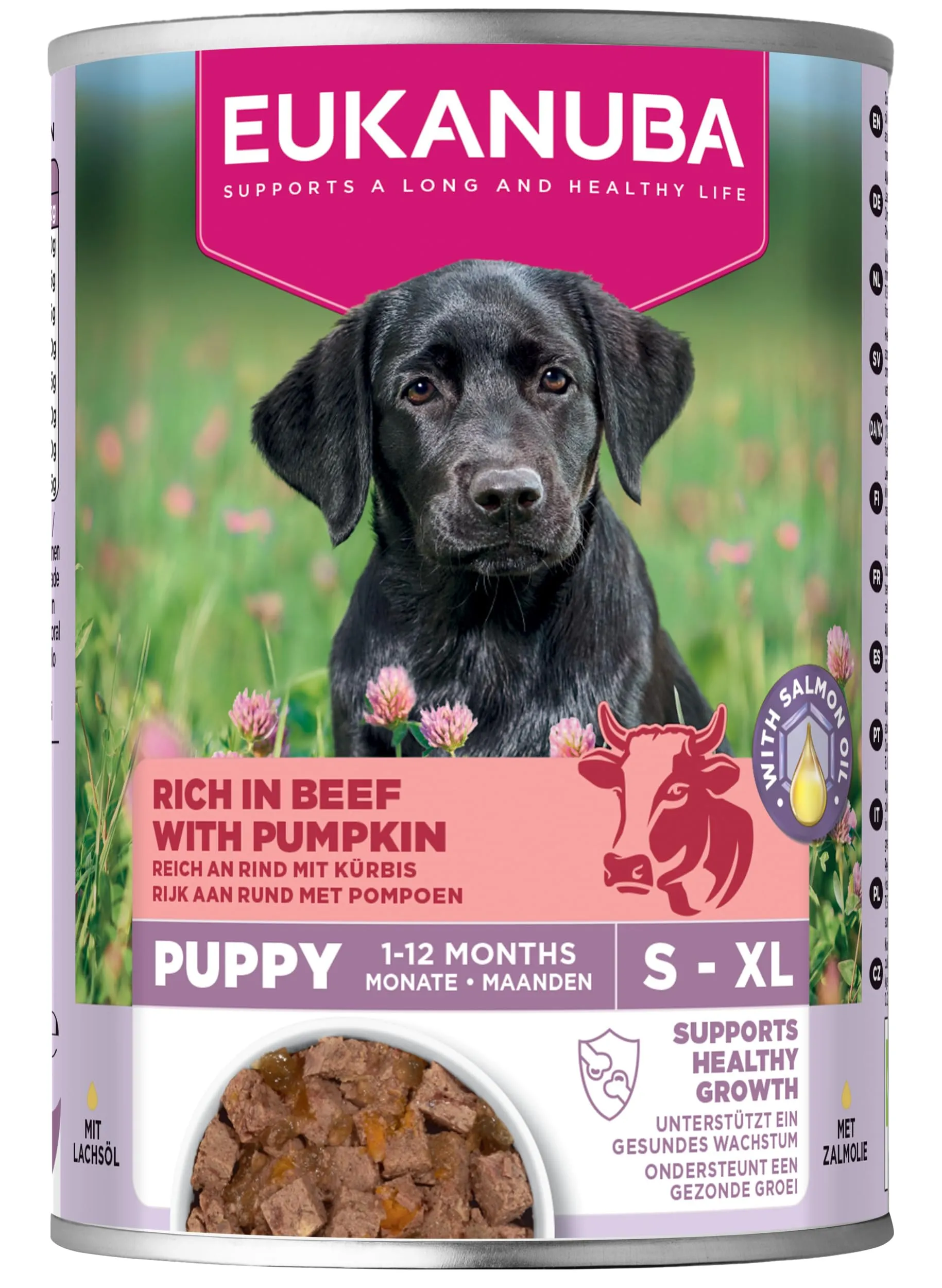 Eukanuba Cibo Umido Cucciolo con Manzo e Zucca, 6 x 400 g - immagine 8
