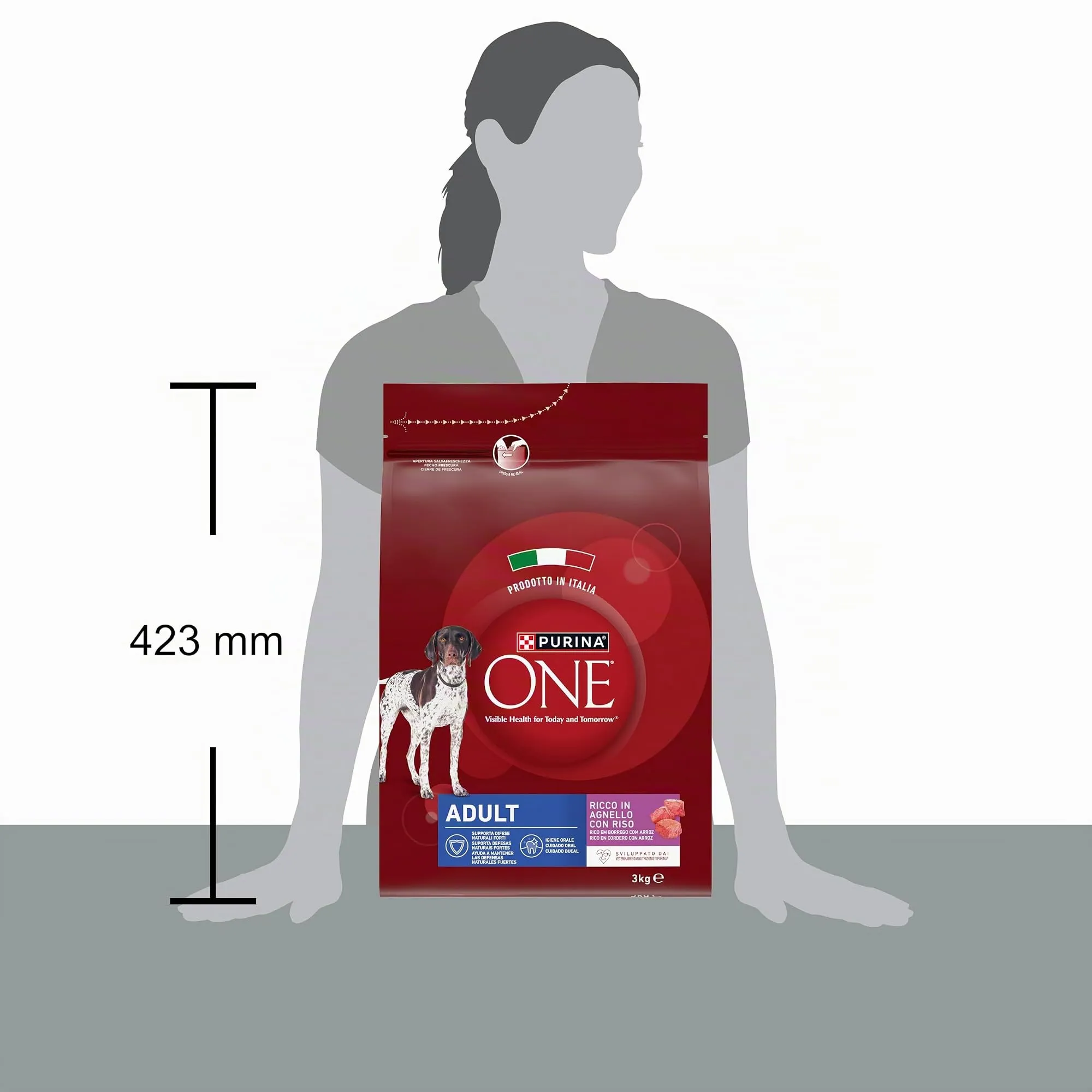 Purina One Crocchette per Cani Adulti Ricco in Agnello con Riso, 4 Sacchi da 3kg - immagine 5