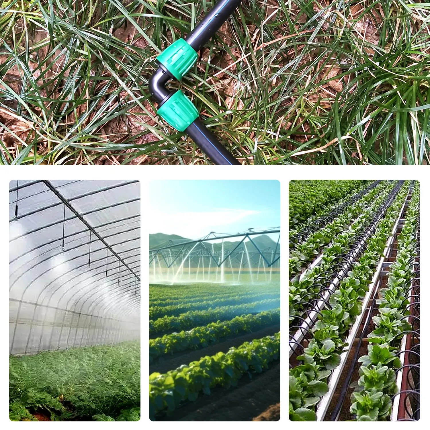 VooGenzek Raccordi a Gomito per Irrigazione a Goccia, 16mm, 10 Pezzi, Verde - immagine 6