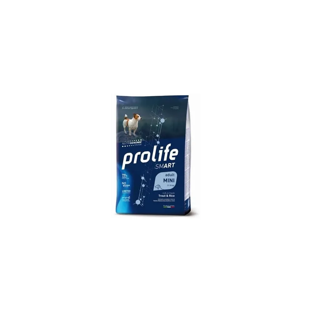 Prolife Adult Mini Trota e Riso Nutrigenomic Crocchette - 7kg - immagine 1