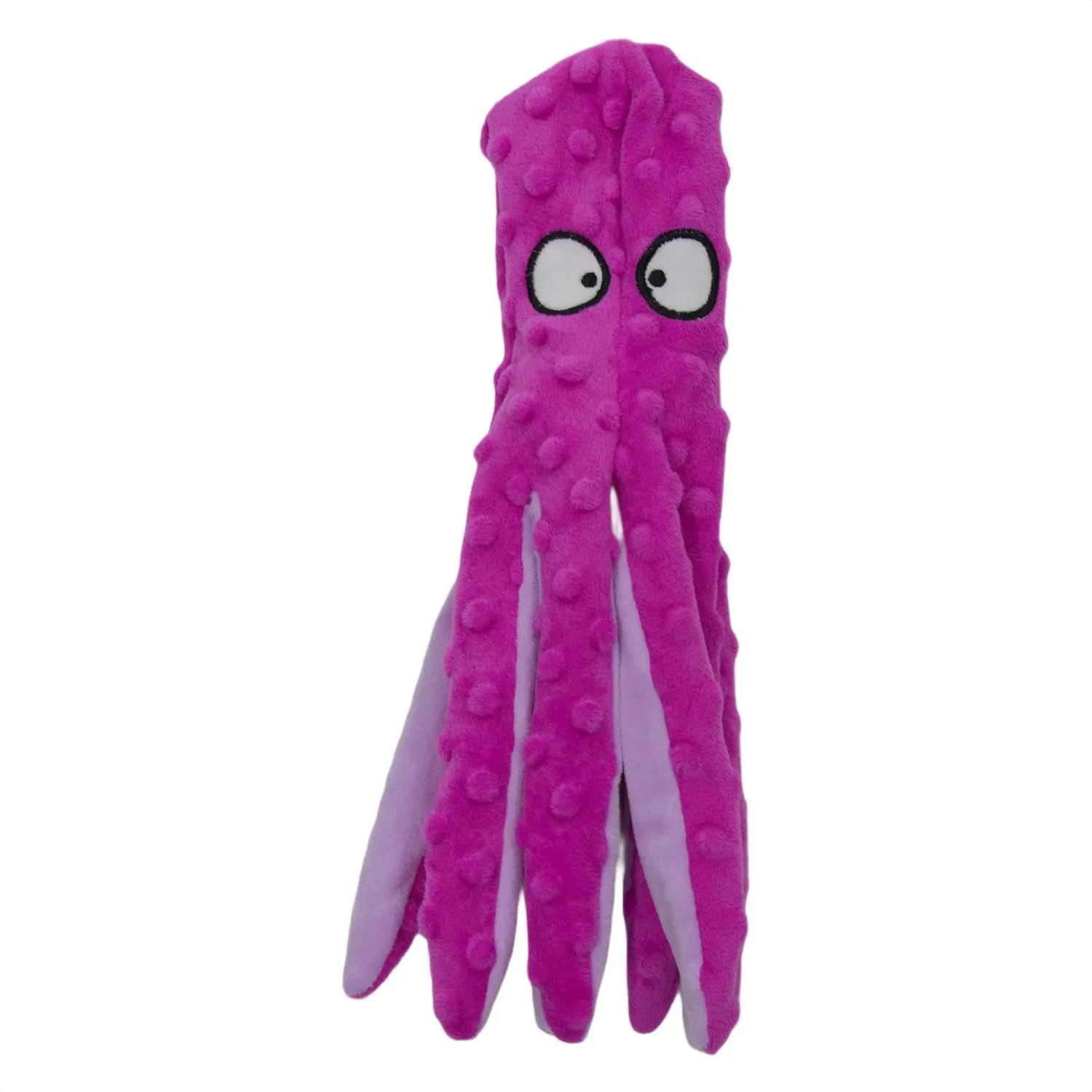 JACK AND VANILLA Giocattolo Interattivo per Cani a Forma di Polpo, Modello Bubble Plush, 32 cm, Rosa - immagine 1