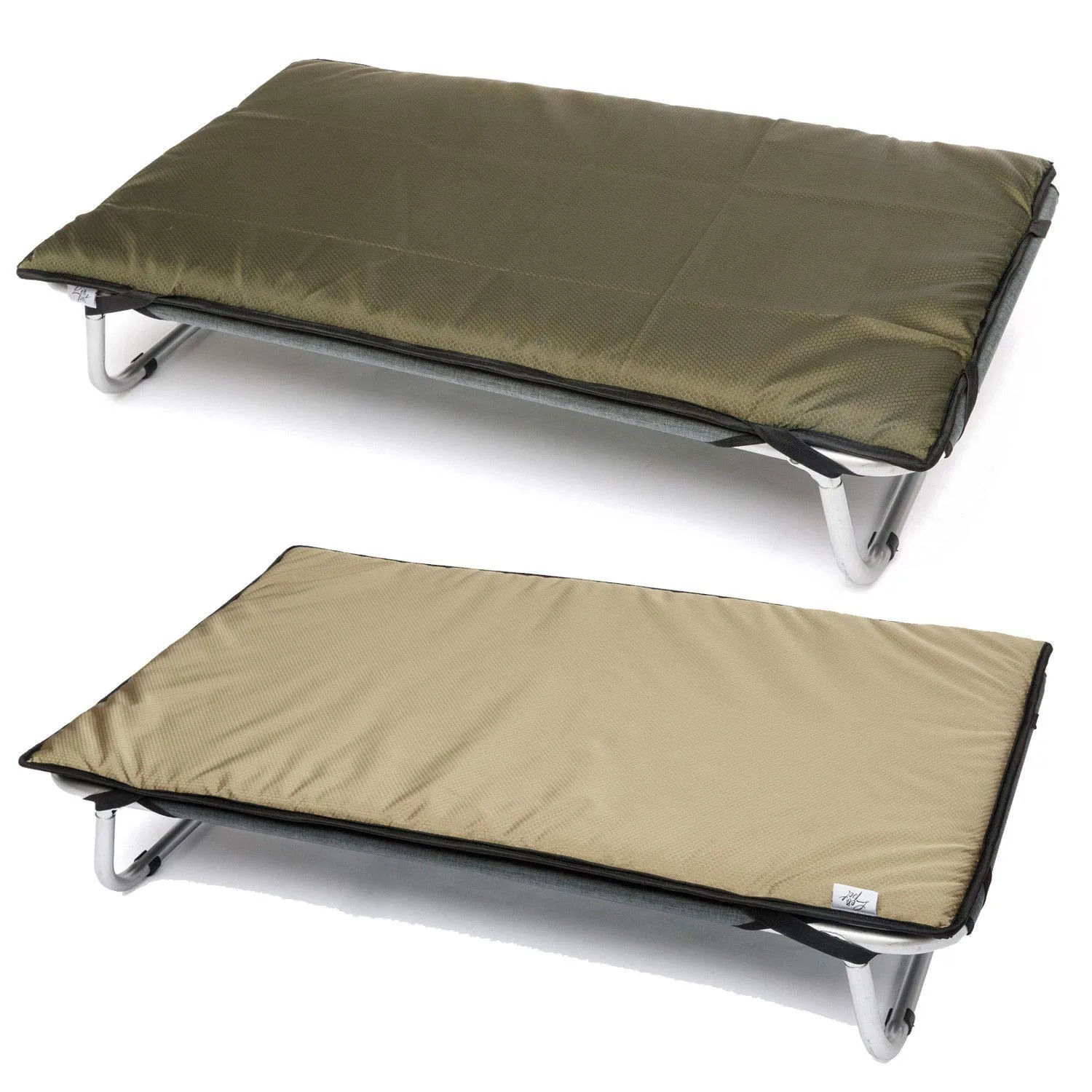 Leopet Materassino Copribrandina in Tessuto Waterproof Doubleface per Cani (50x80 cm, Verde - Beige) - immagine 1
