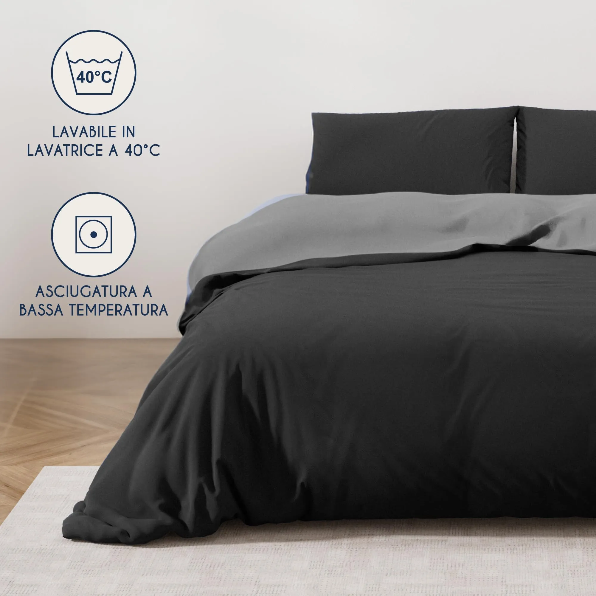 Dreamzie Copripiumino Matrimoniale 240x220 cm con 2 Federe 50x70 cm - immagine 5
