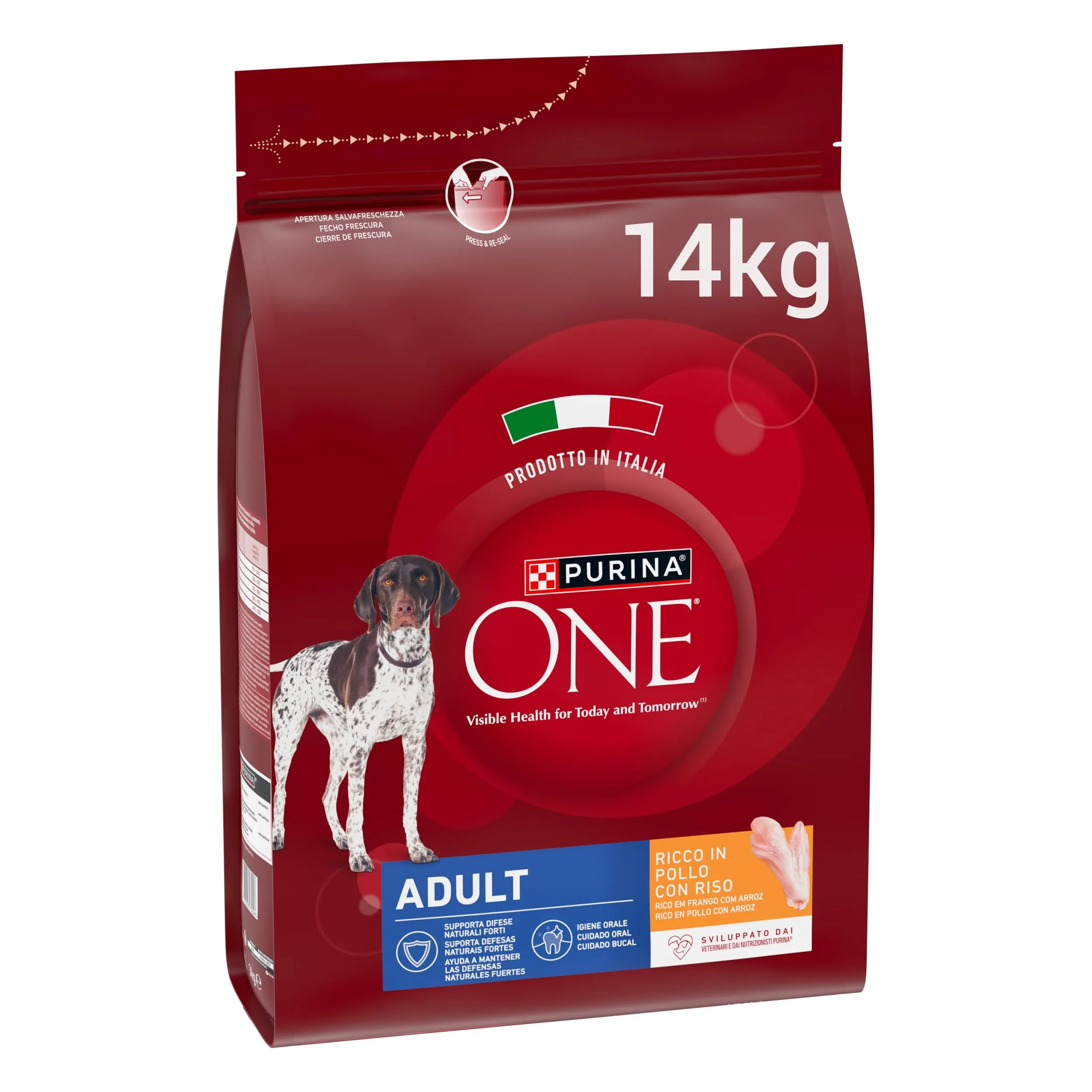 Purina ONE Crocchette per Cani Adulti, Pollo e Riso, 14kg - immagine 2