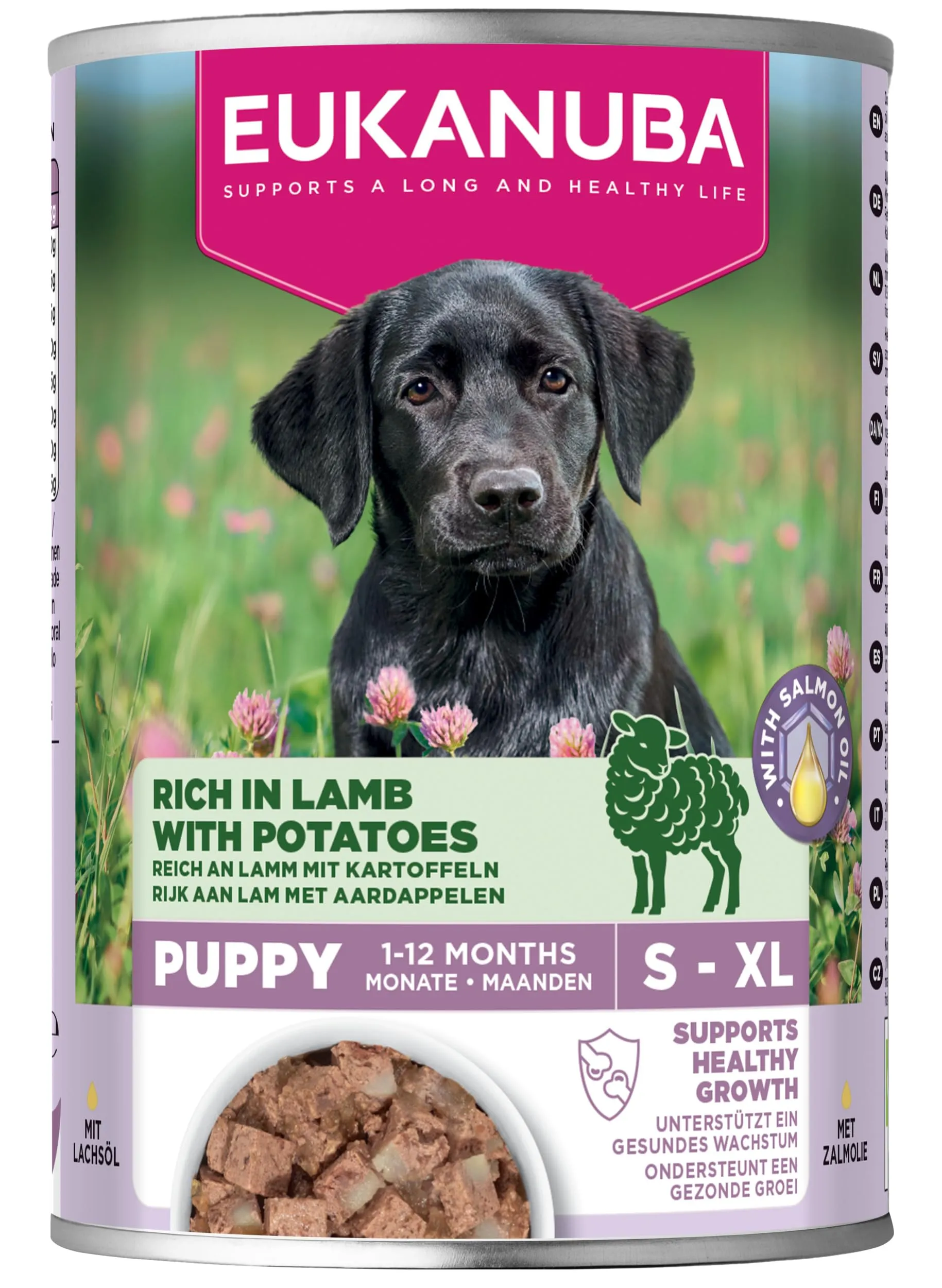 Eukanuba Cibo Umido Cucciolo con Agnello e Patate, 6 x 400 g - immagine 8