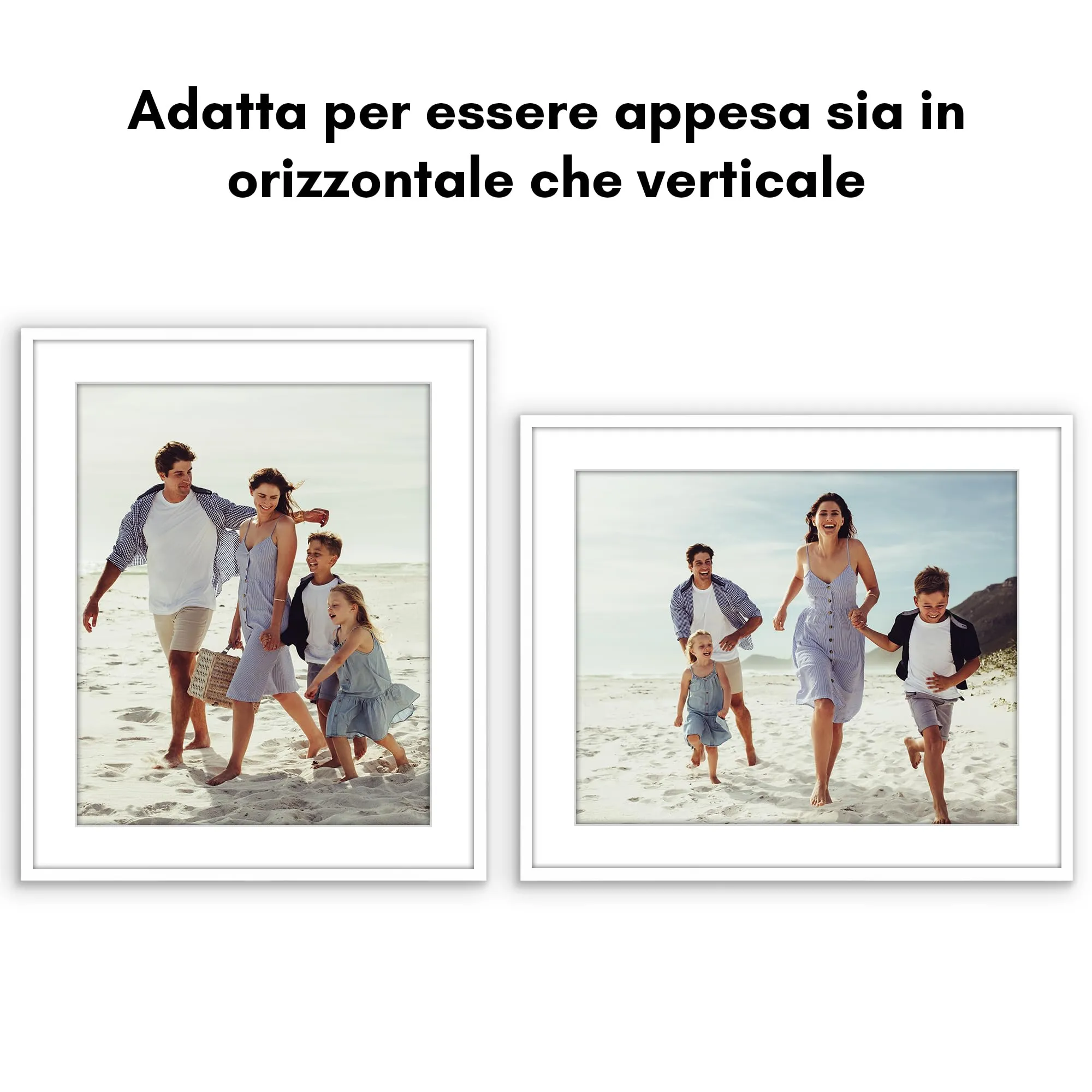Americanflat Cornice Bianca 50x60 cm con Passepartout 40x50 cm - immagine 4
