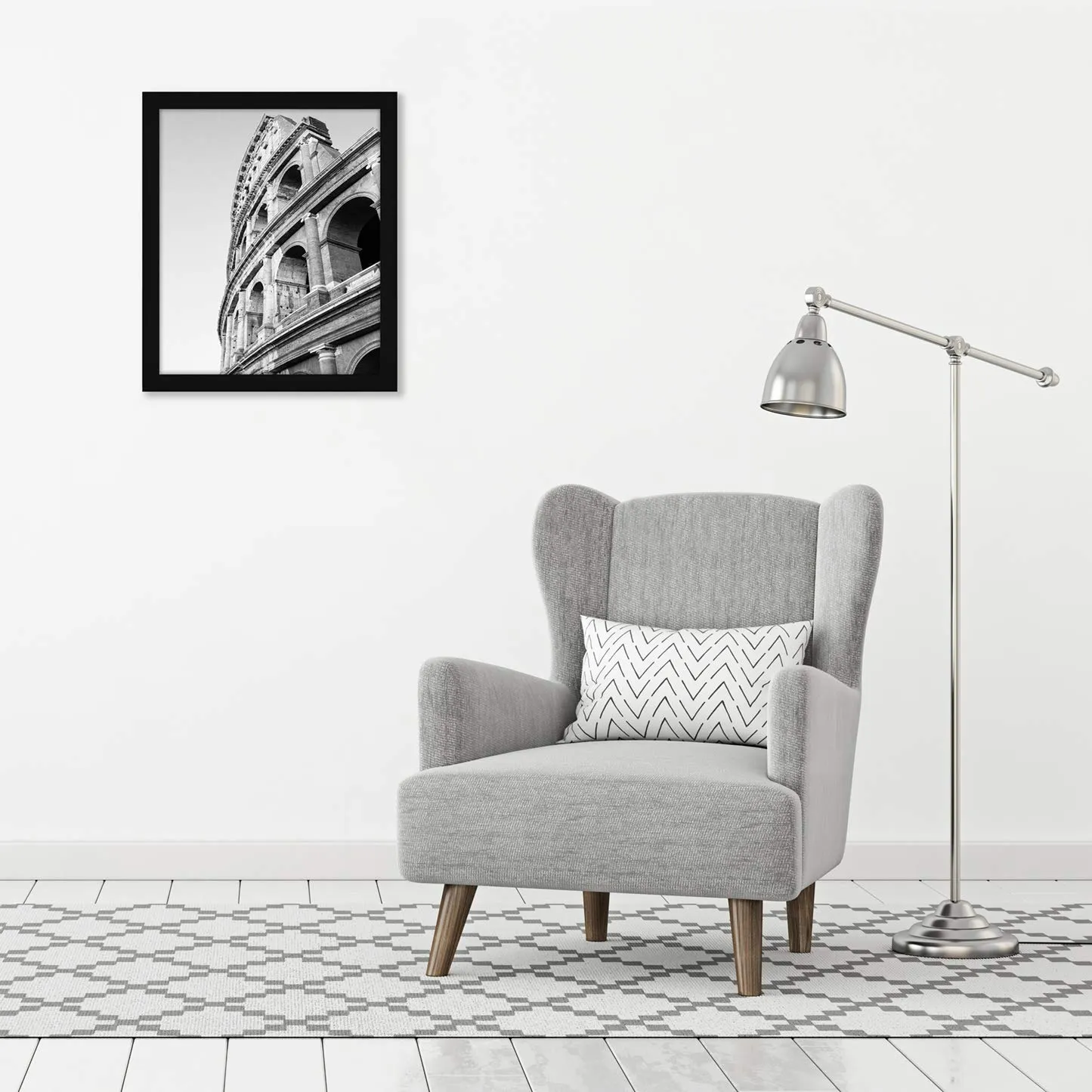 Americanflat Cornice 50x60 cm Nera in Legno MDF - immagine 2