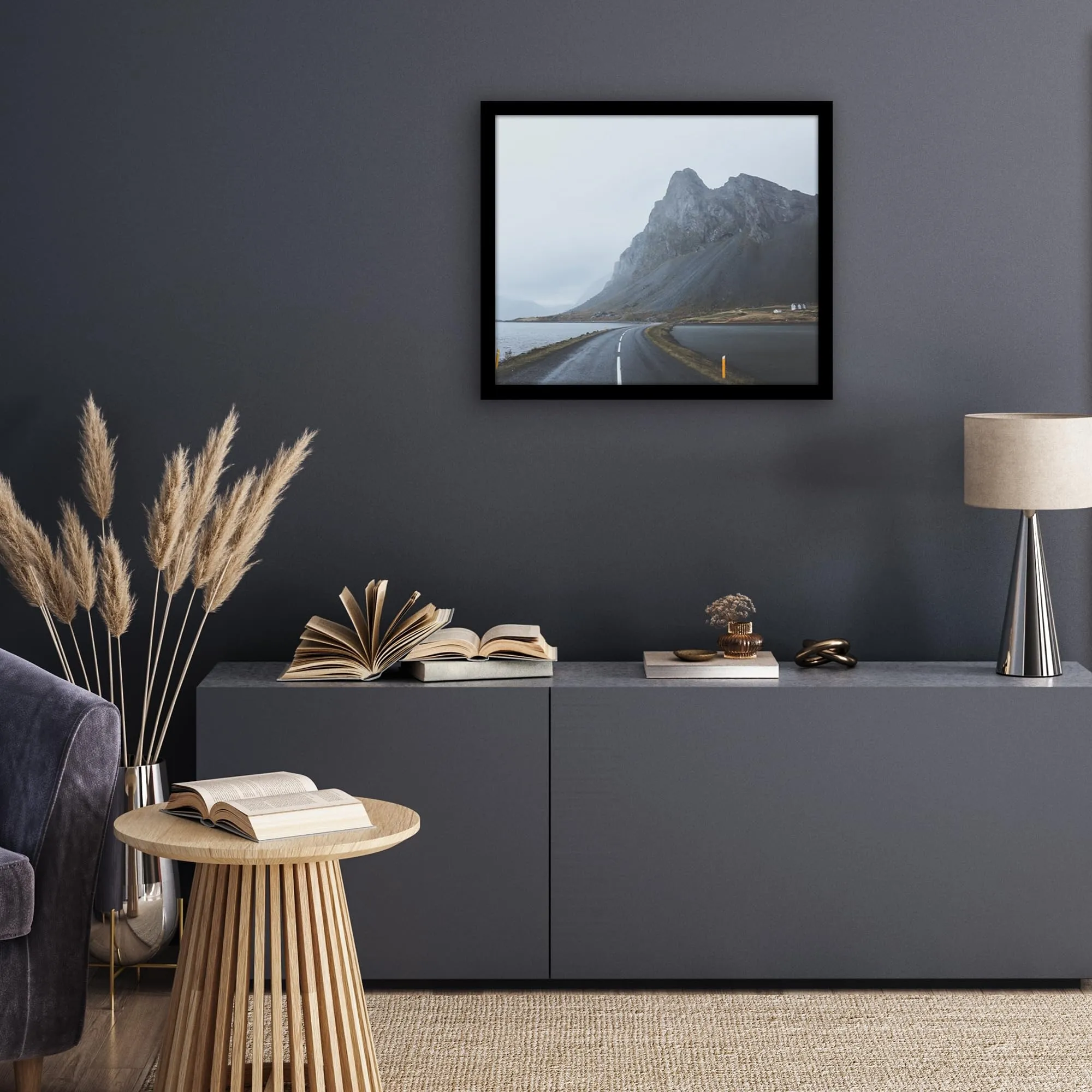 Americanflat Cornice 50x60 cm Nera in Legno MDF - immagine 8