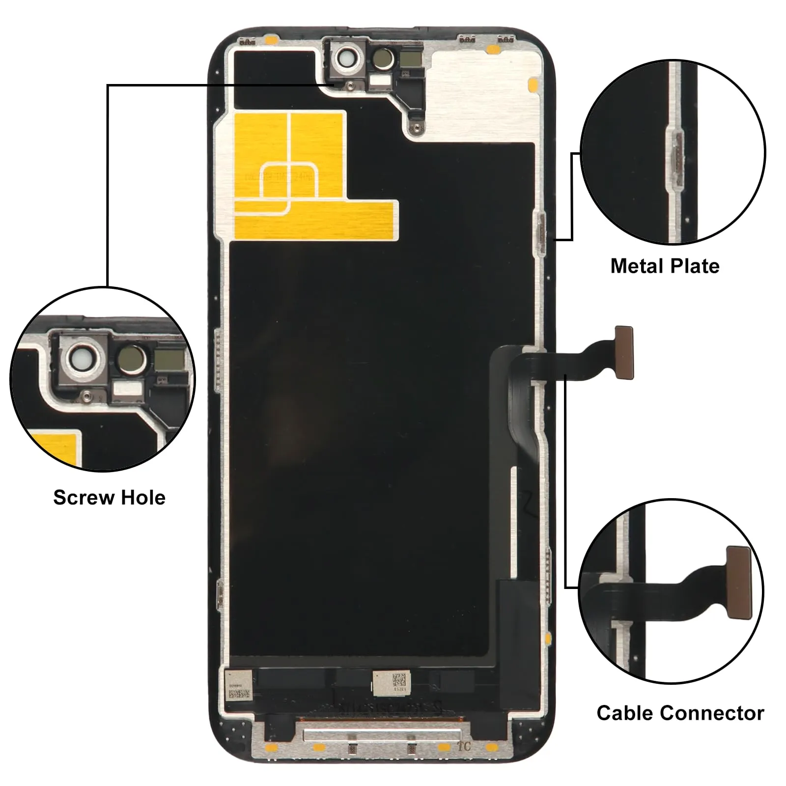 LL TRADER Schermo LCD 6,7'' per iPhone 14 Pro Max con Kit di Riparazione - immagine 5
