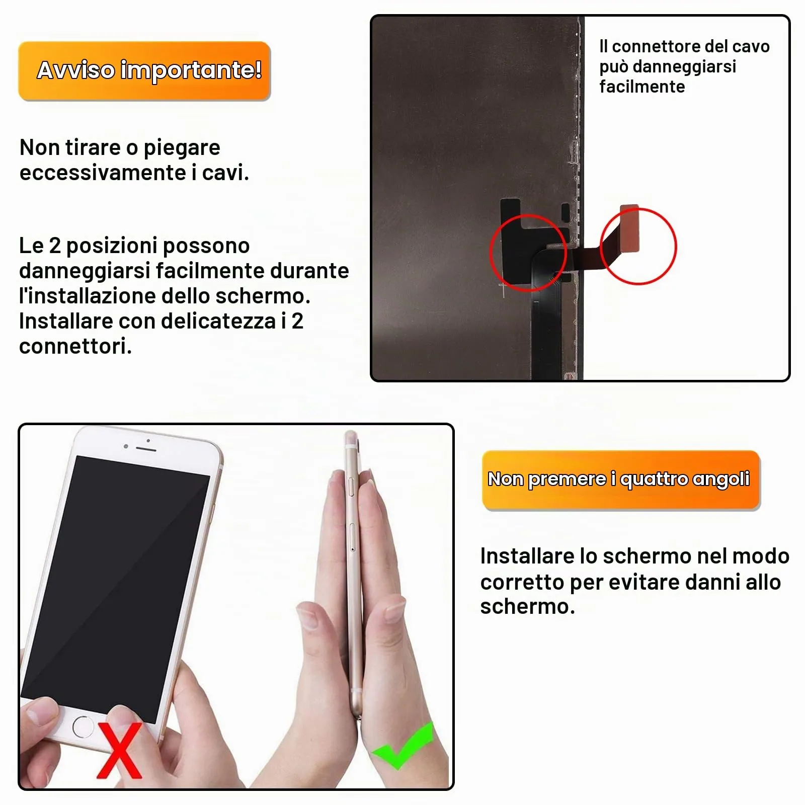 LL TRADER Schermo LCD 6,1'' per iPhone 14 e Kit di Riparazione - immagine 6