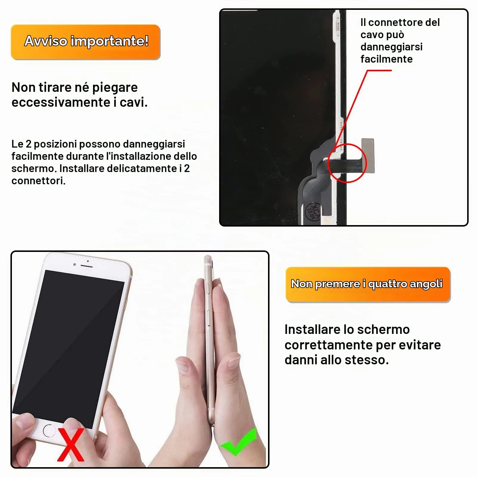 LL TRADER Schermo LCD 6,1'' per iPhone 13 e Kit di Riparazione - immagine 6