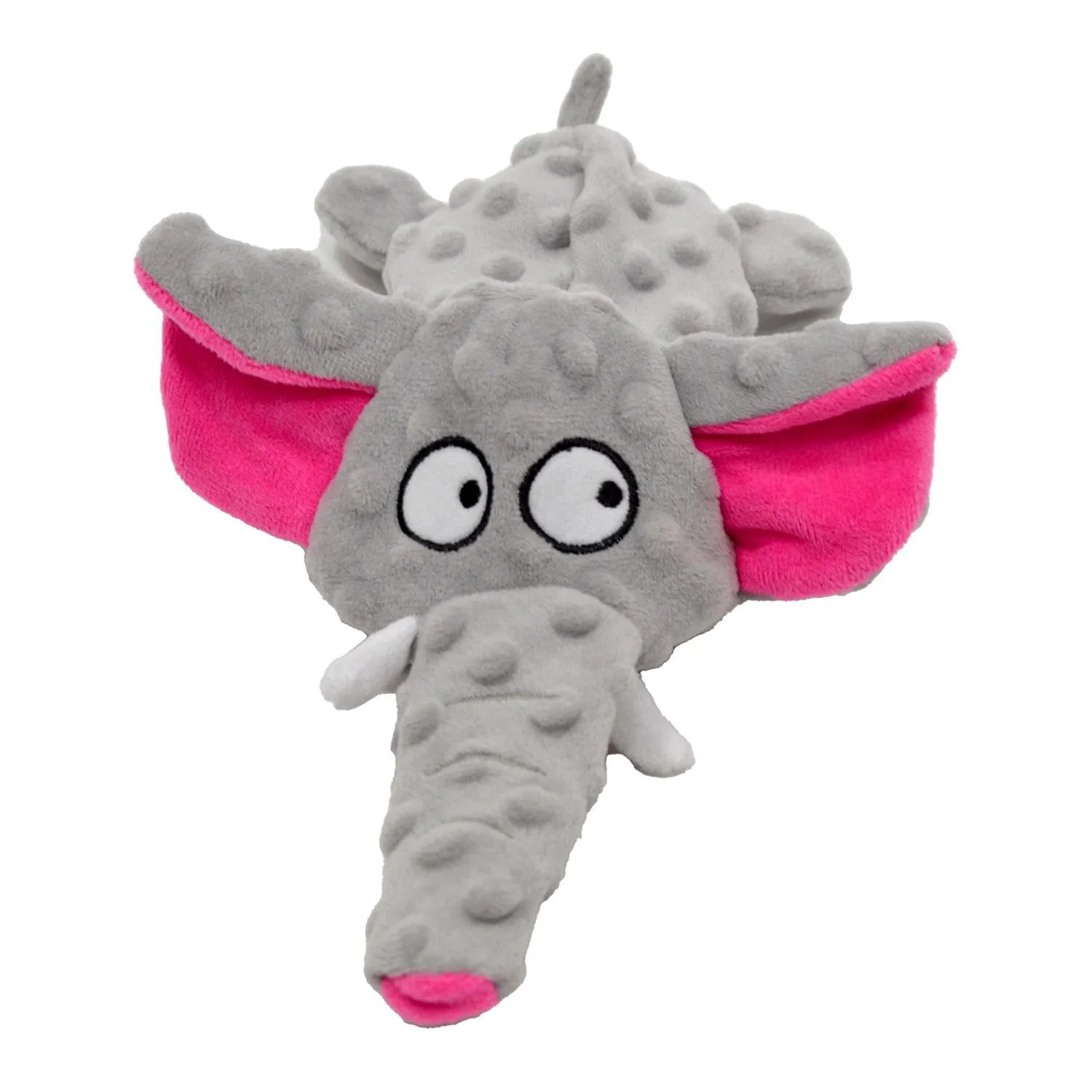 JACK AND VANILLA Giocattolo interattivo per cani modello Bubble a forma di elefante, 28 cm, grigio - immagine 2
