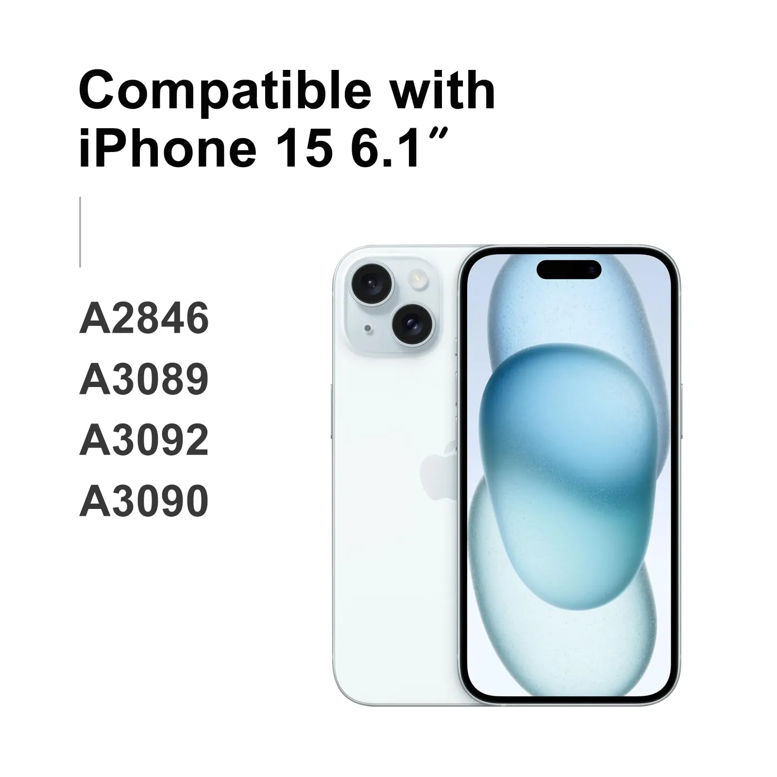 LL TRADER Schermo OLED 6,1'' per iPhone 15 e Kit di Riparazione - immagine 2