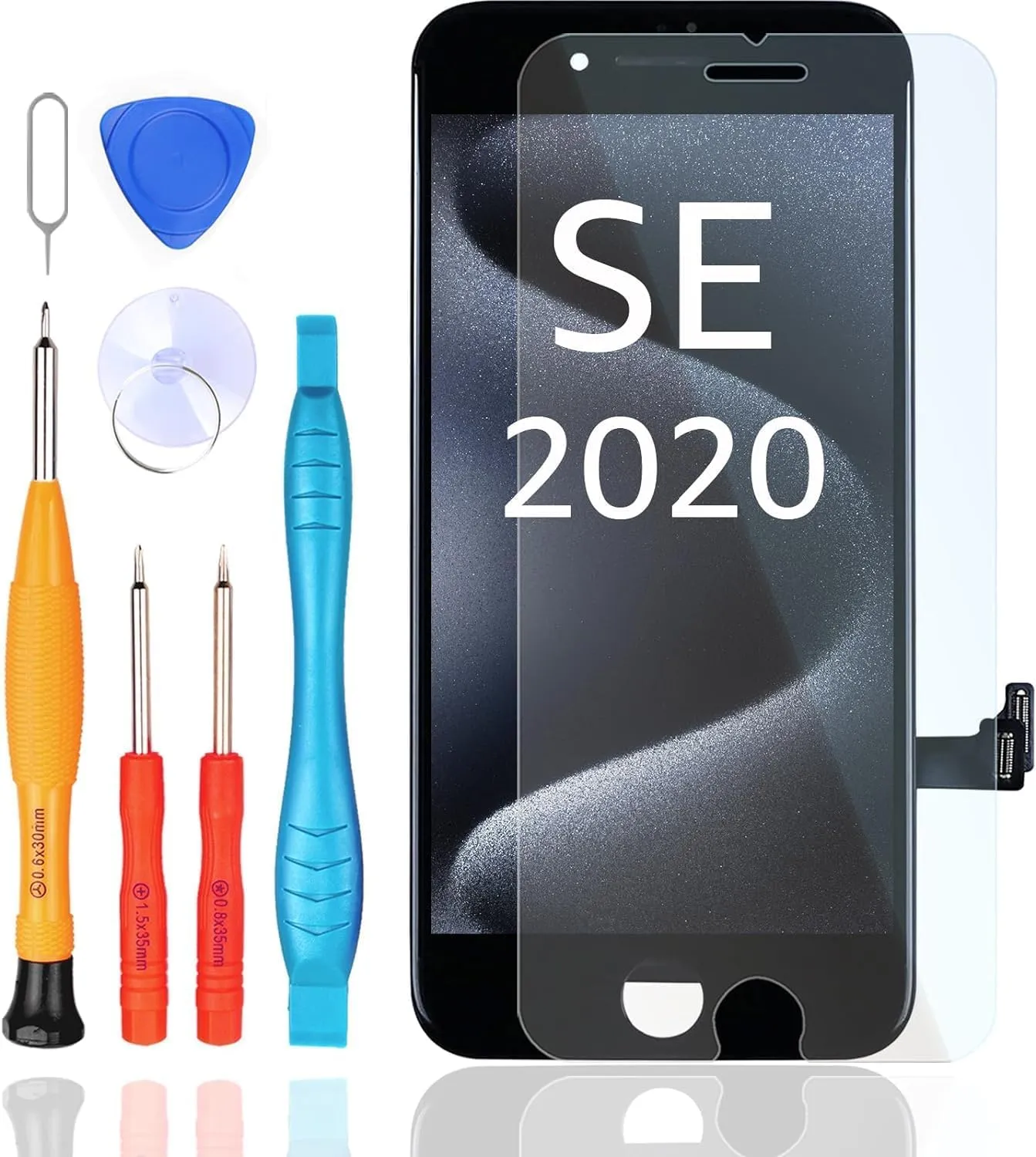 LL TRADER Schermo LCD 4,7'' per iPhone SE 2020 e Kit di Riparazione - immagine 1