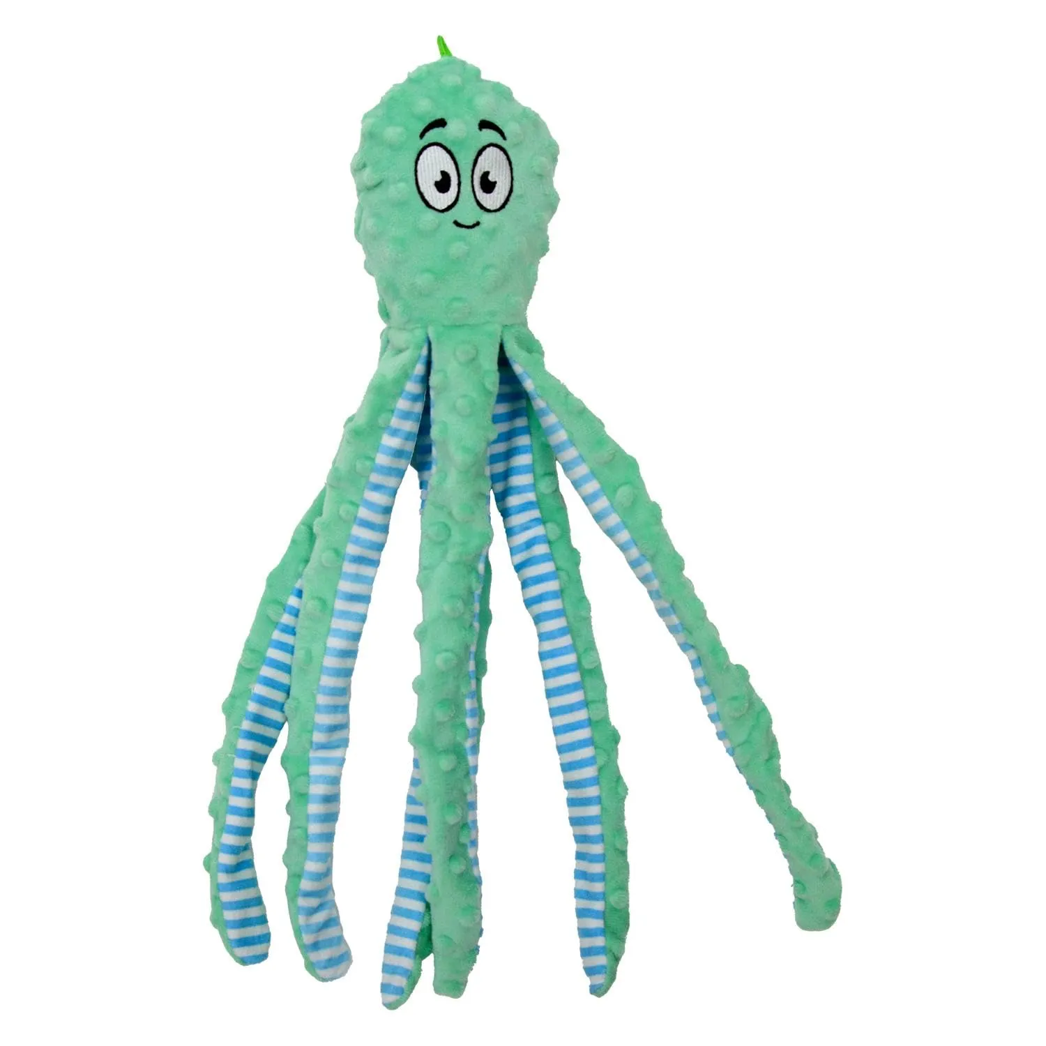 JACK AND VANILLA Giocattolo interattivo per cani a forma di polpo Bubble, 45 cm, verde mela - immagine 2
